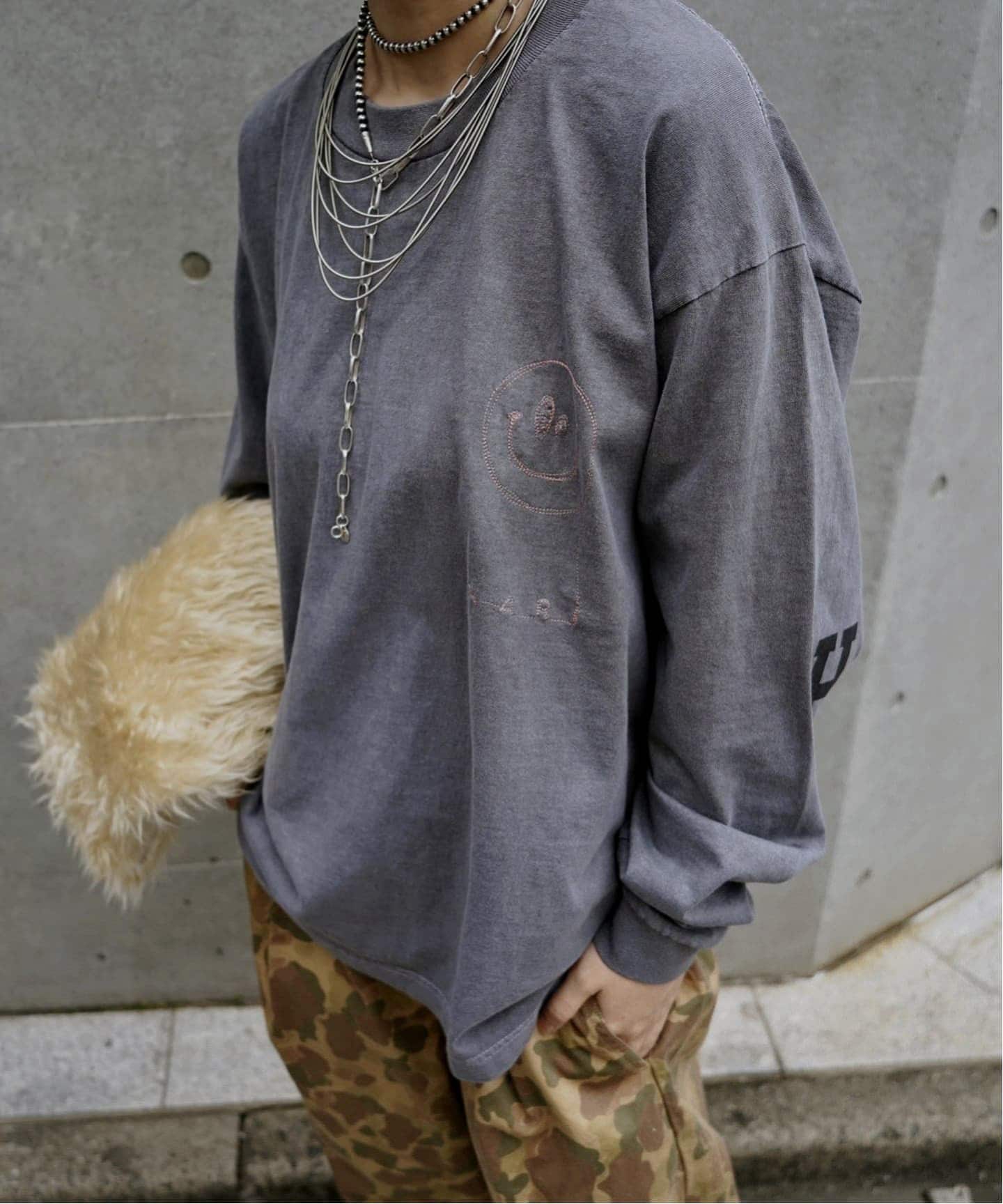 jornal standard luxe HARi SMILYロングスリーブT 追加予約》【HARi】NATIVE SMILE LS TEE（Tシャツ／カットソー
