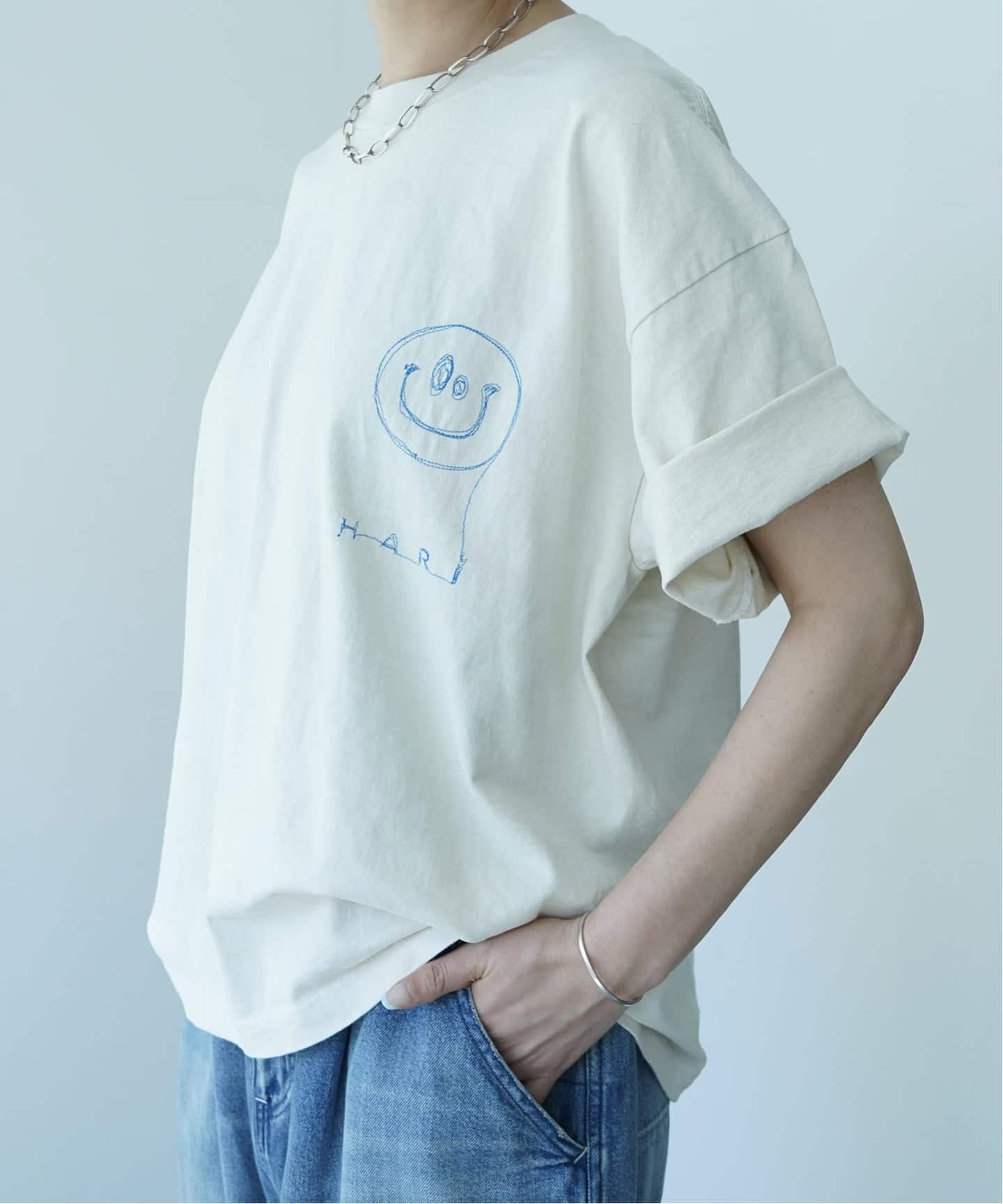 J.S LUXE　HARi NATIVE SMILE T SHIRT HARi】NATIVE SMILE T SHIRT（Tシャツ／カットソー）｜journal