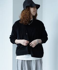 SOIL】PILE V-NECK 1BUTTON CARDIGAN（カーディガン）｜journal 