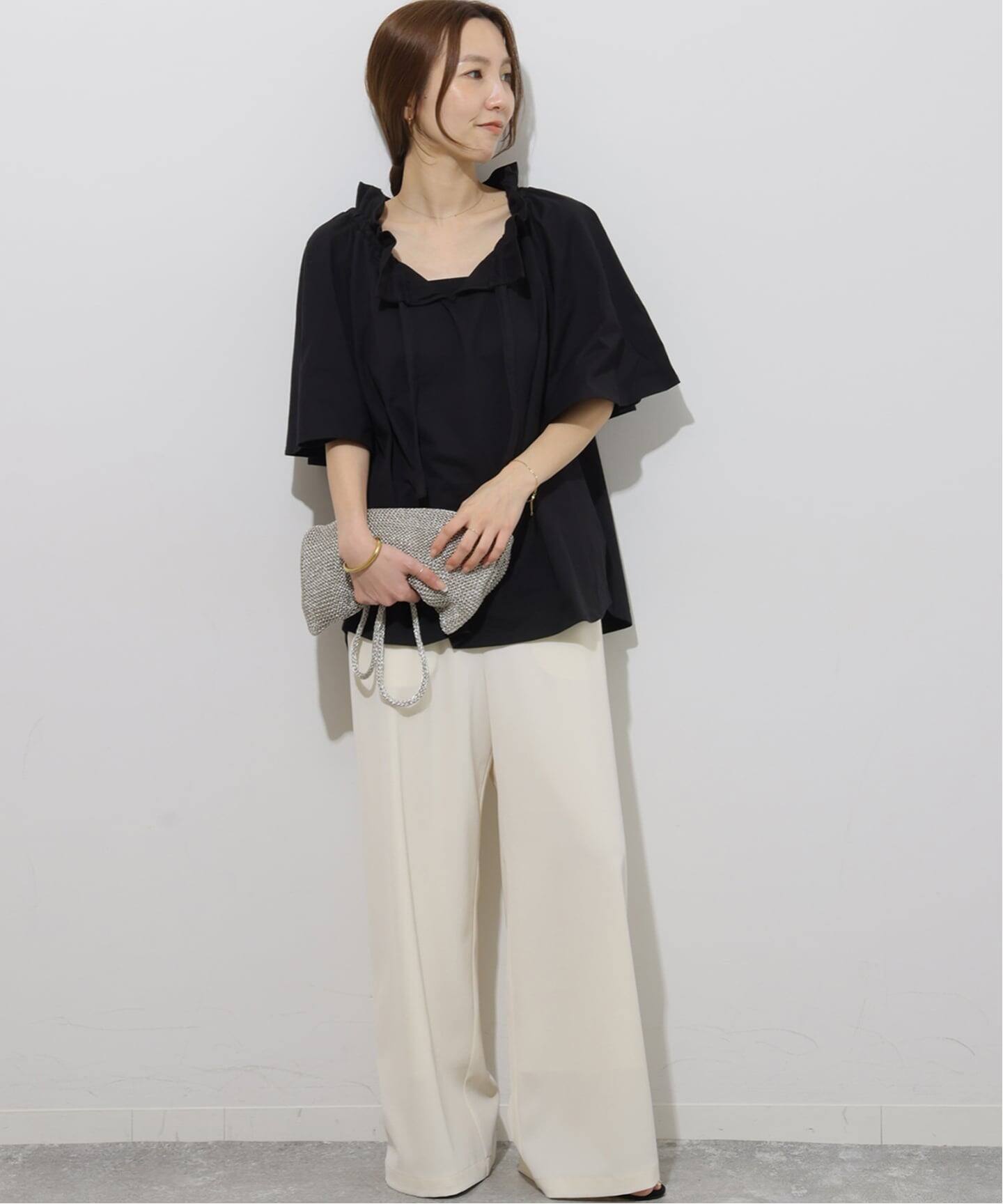 WEB限定追加》フリルリボンTシャツ（Tシャツ／カットソー）｜JOURNAL 