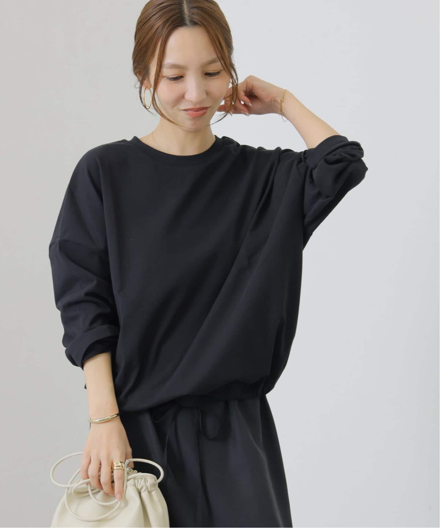ギャザーヘムロングスリーブ 追加3》ギャザーヘムロングスリーブ（Tシャツ／カットソー）｜JOURNAL