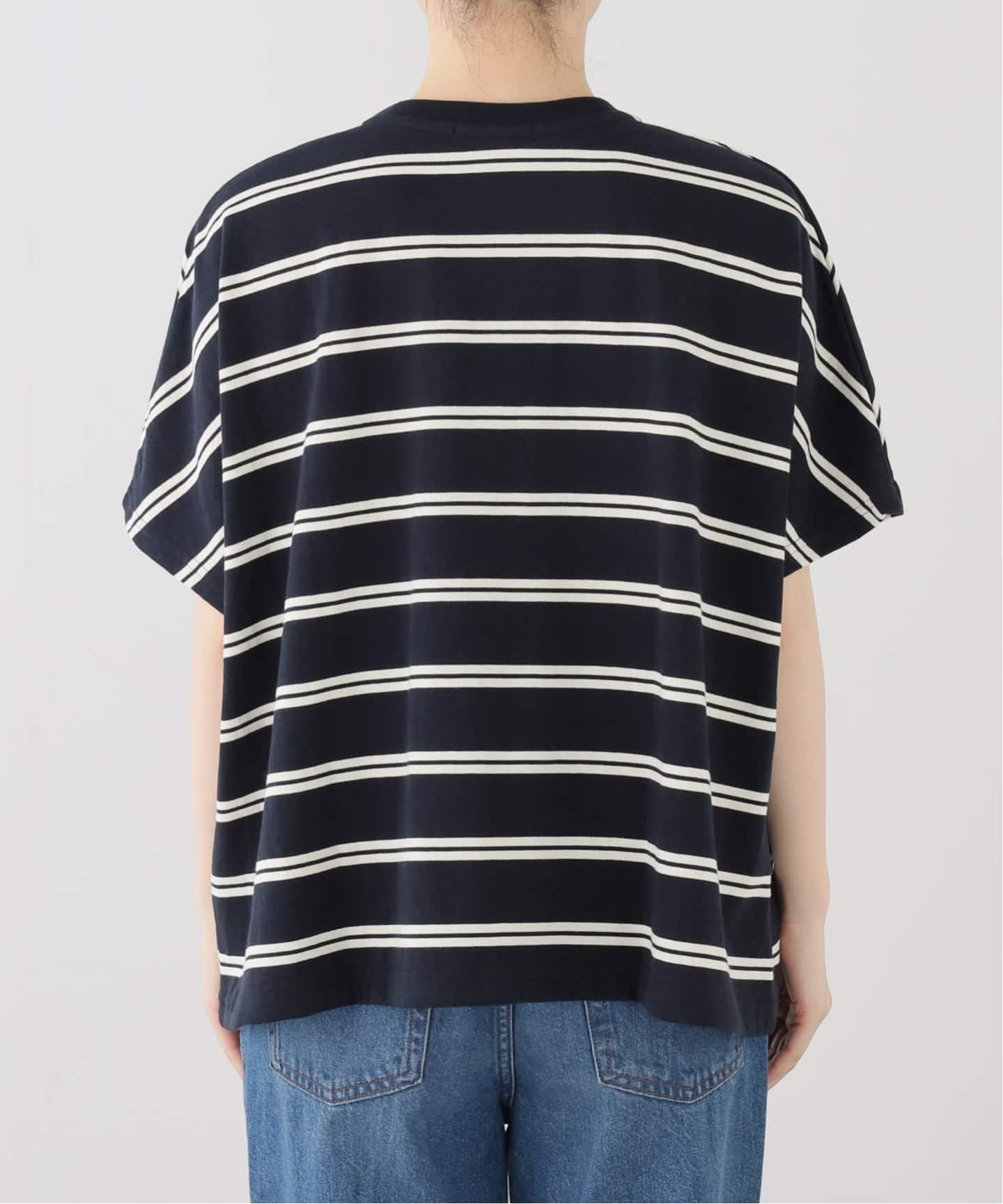一部WEB限定追加予約2》フレンチスリーブボーダーTシャツ（Tシャツ