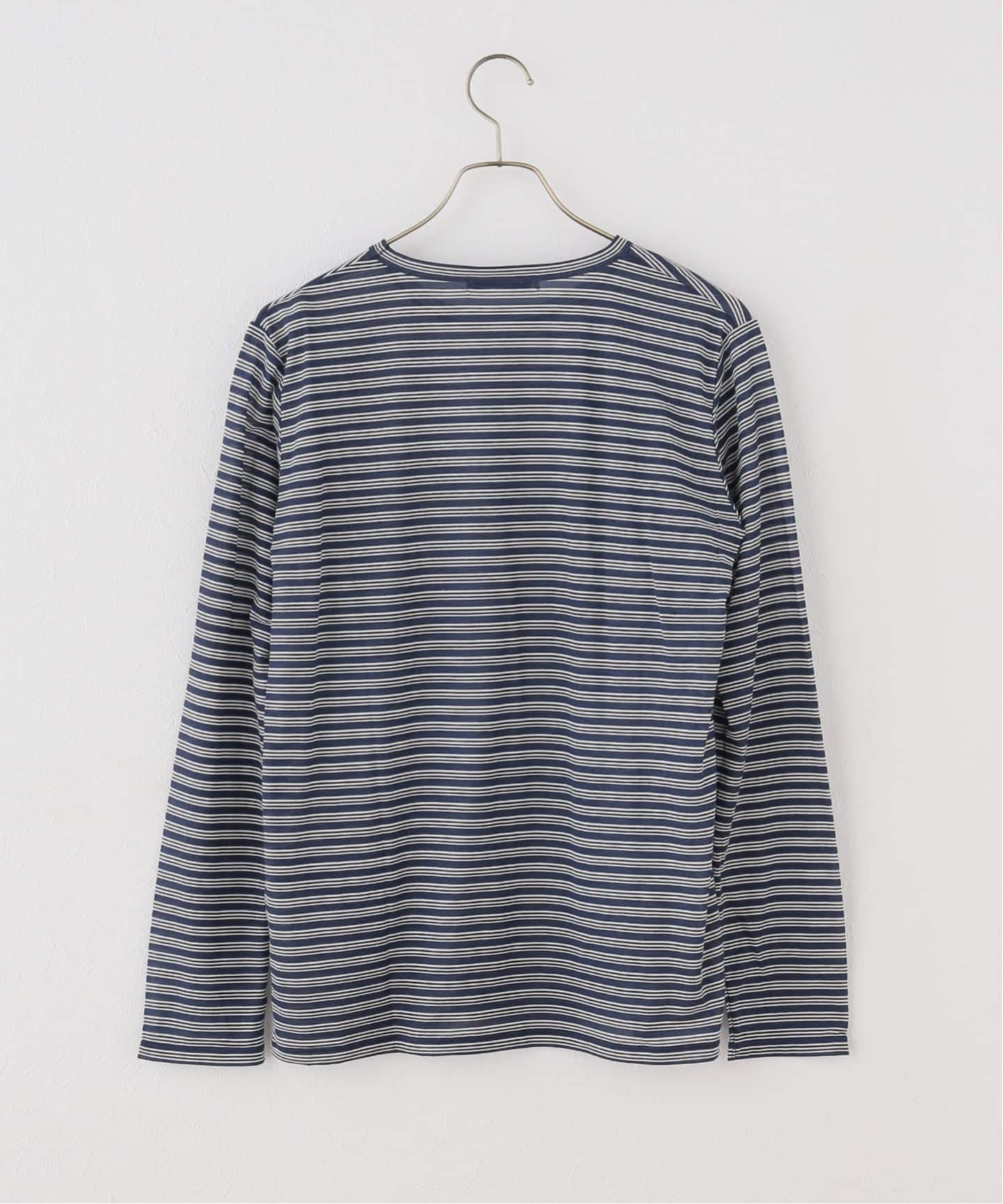 シアーボーダーロングスリーブTシャツ（Tシャツ／カットソー