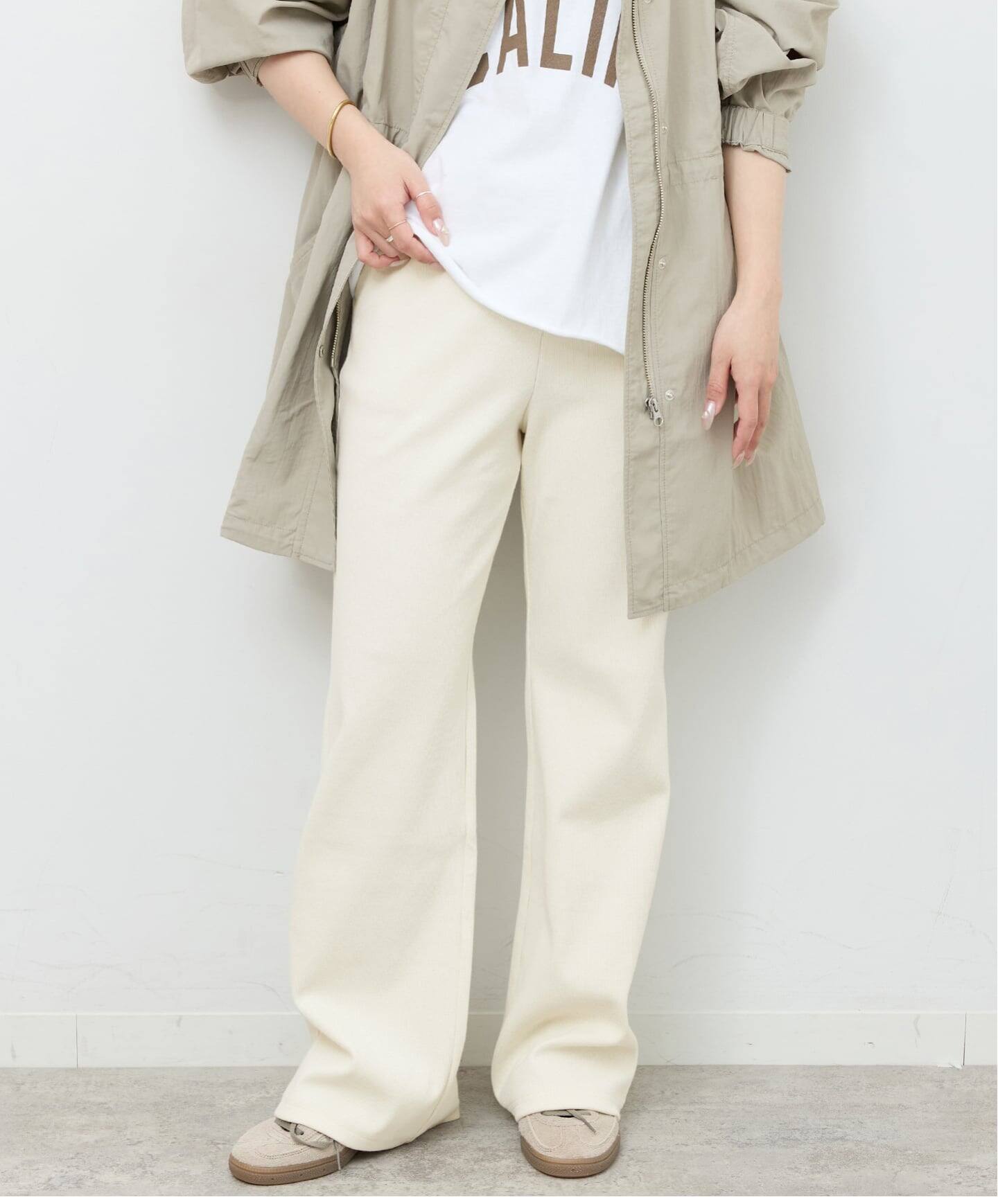 リブジャージーフレアパンツ（その他パンツ）｜JOURNAL STANDARD