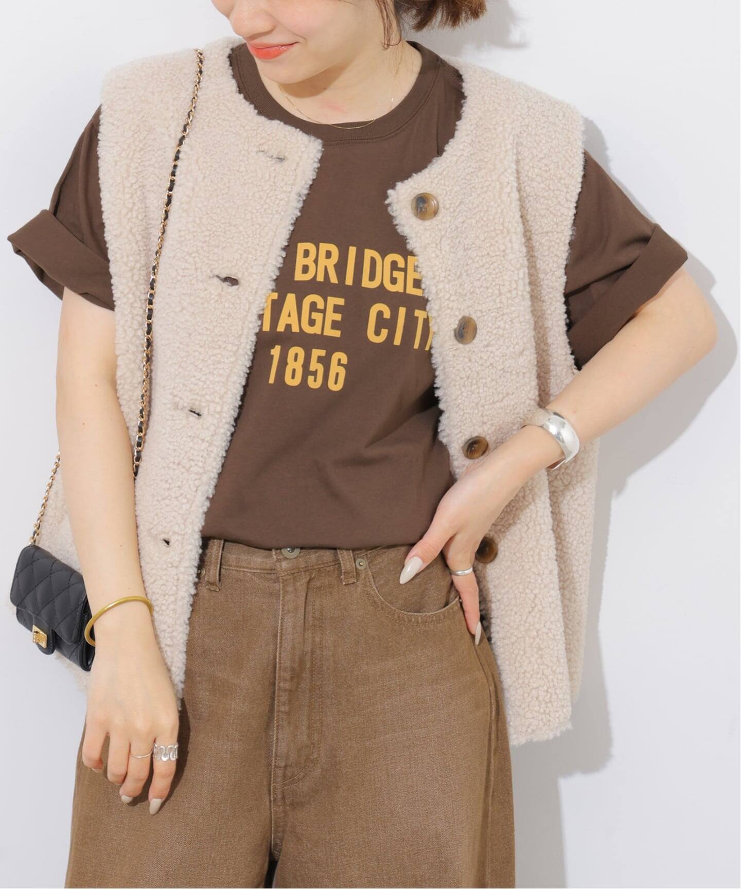 OLD BRIDGE フロッキーT（Tシャツ／カットソー）｜JOURNAL STANDARD