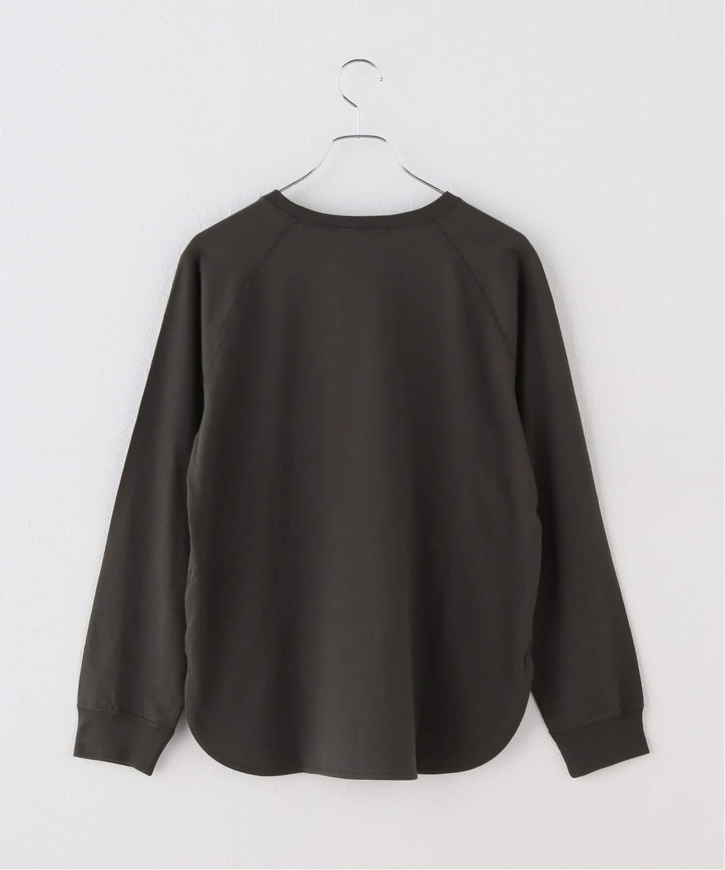 新色》ラグランスリーブカレッジロングスリーブTEE（Tシャツ