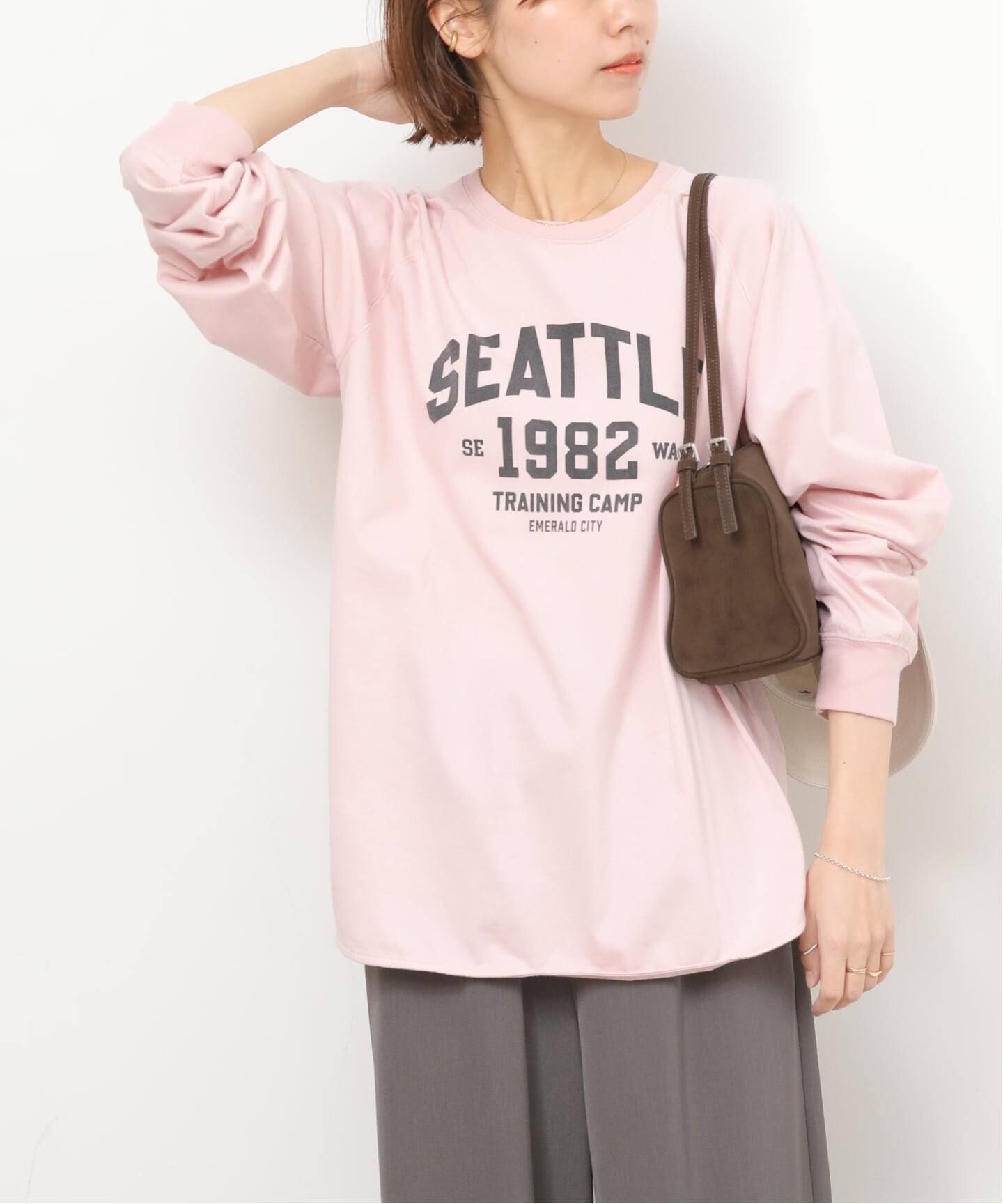 ラグランスリーブカレッジロングスリーブTEE（Tシャツ／カットソー