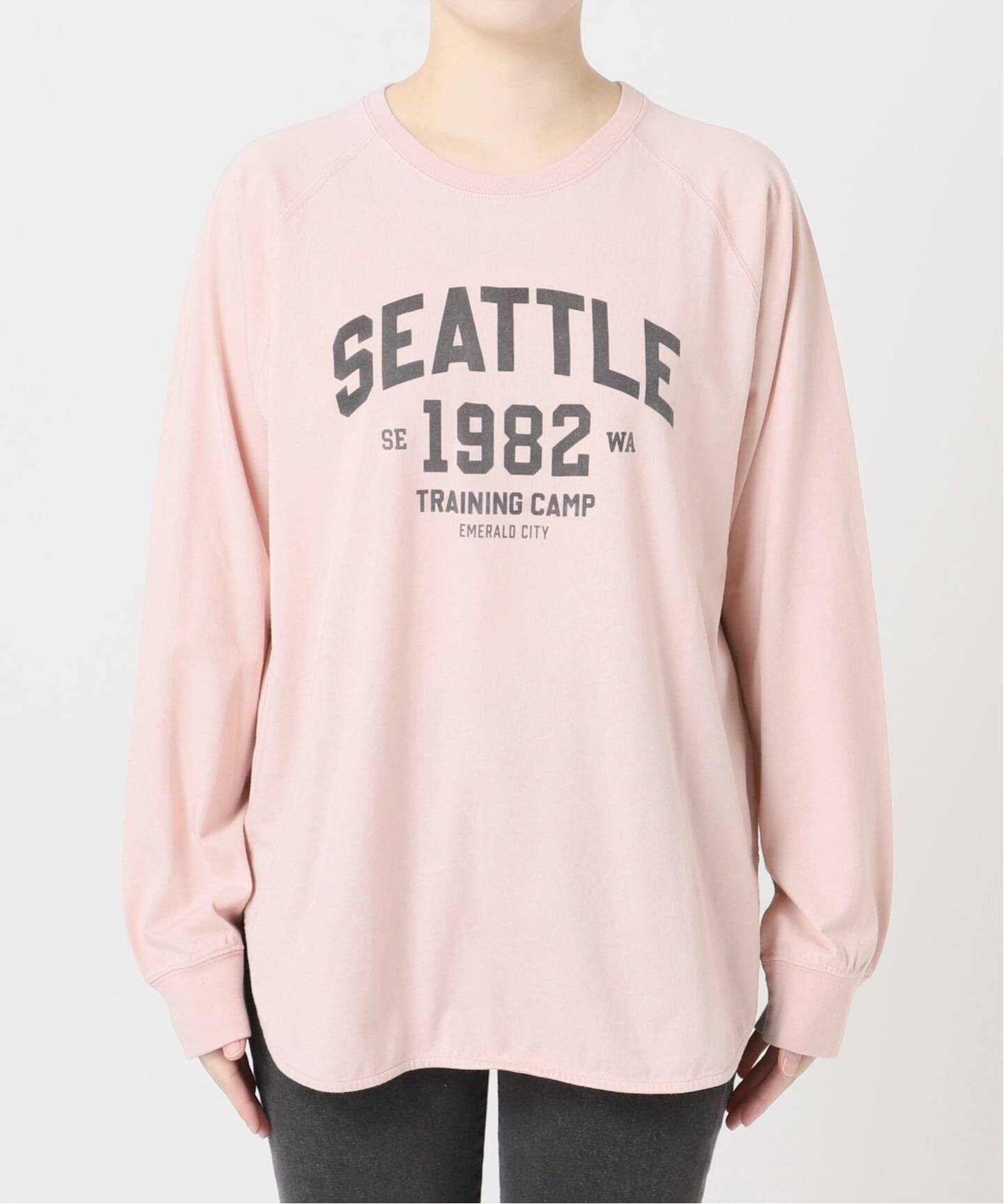 新品　ジャーナルスタンダードレリューム　CORE LONG SLEEVE TEE ラグランスリーブカレッジロングスリーブTEE（Tシャツ／カットソー