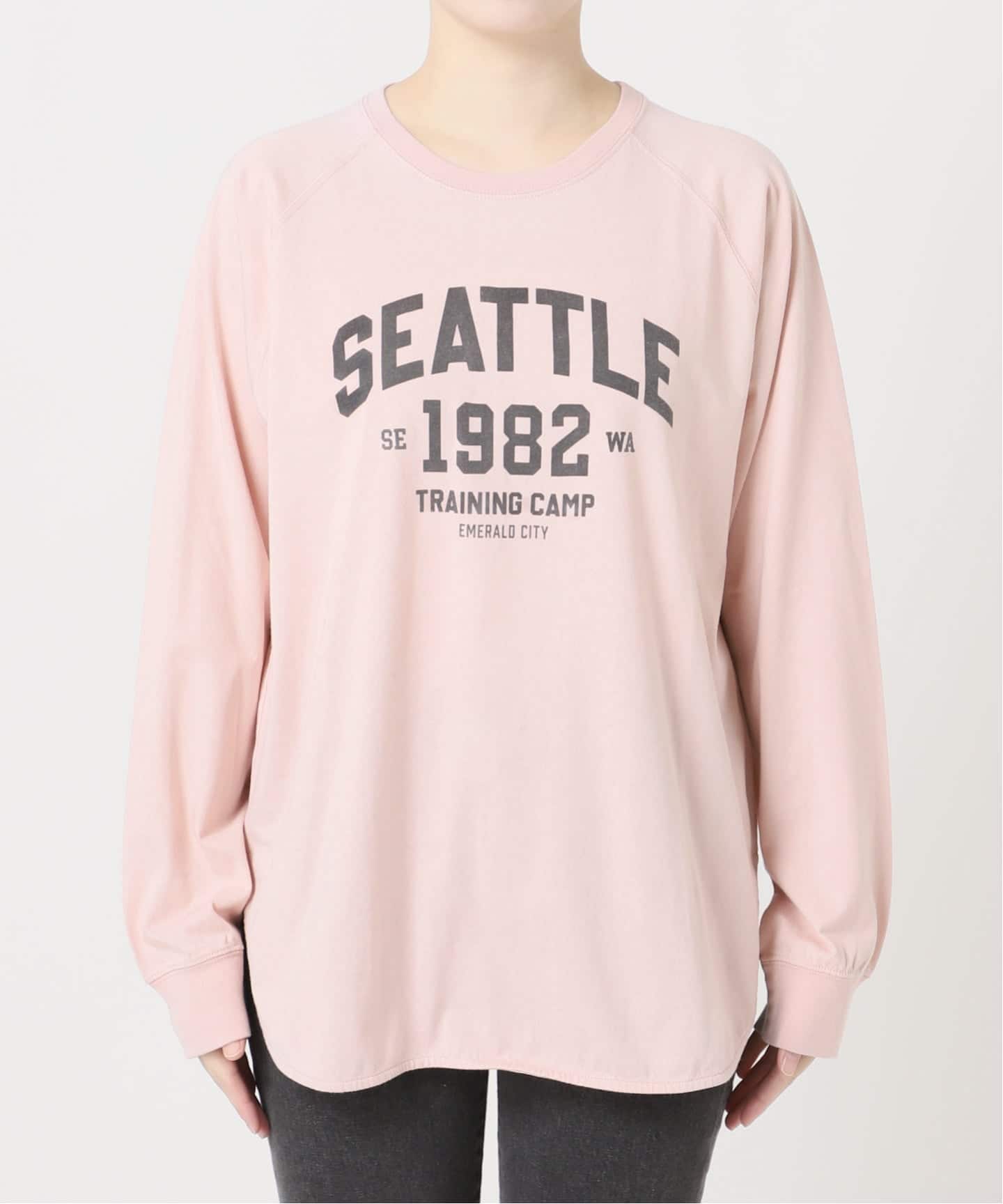 追加》ラグランスリーブカレッジロングスリーブTEE（Tシャツ