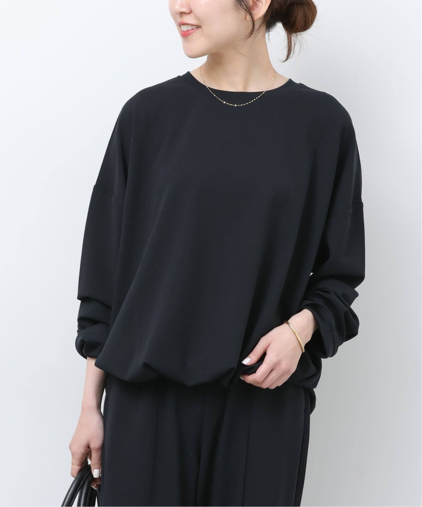 NONIRONジョーゼット2WAYプルオーバー（Tシャツ／カットソー 