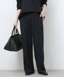 NONIRONジョーゼットワイドストレートパンツ