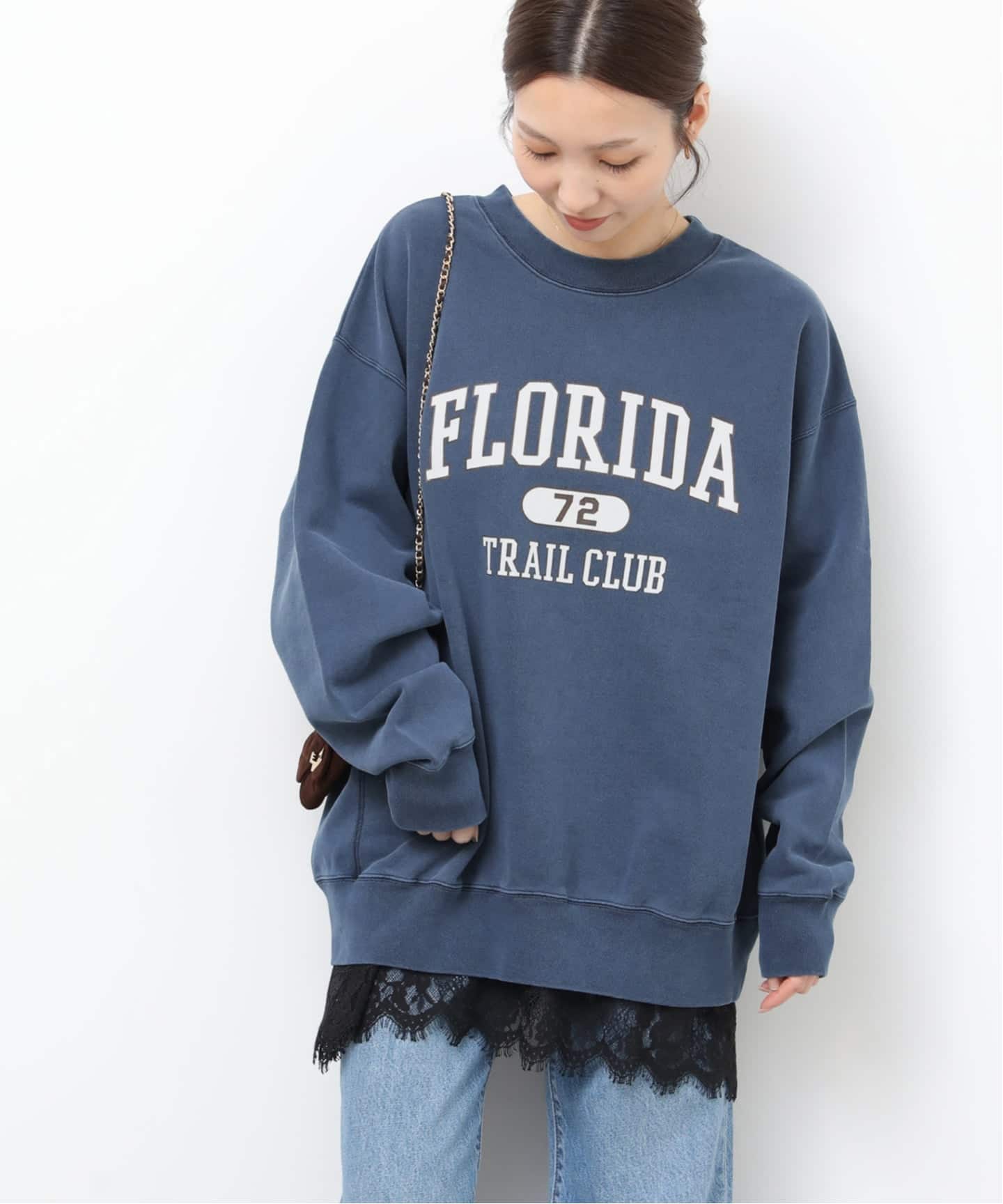 完売 relume  クラックロゴスウェット JOURNAL STANDARD relume（ジャーナルスタンダード レリューム