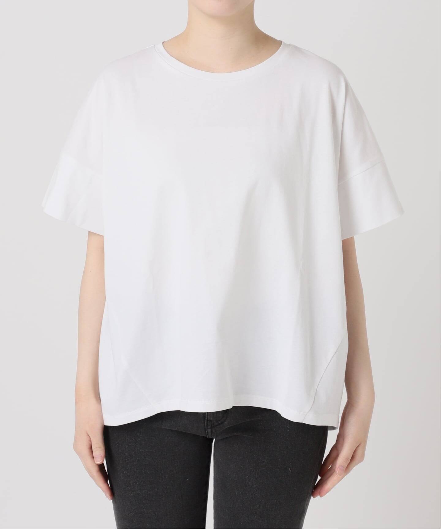 追加3》オーガニックコットン汗染み防止2WAY TEE（Tシャツ／カットソー