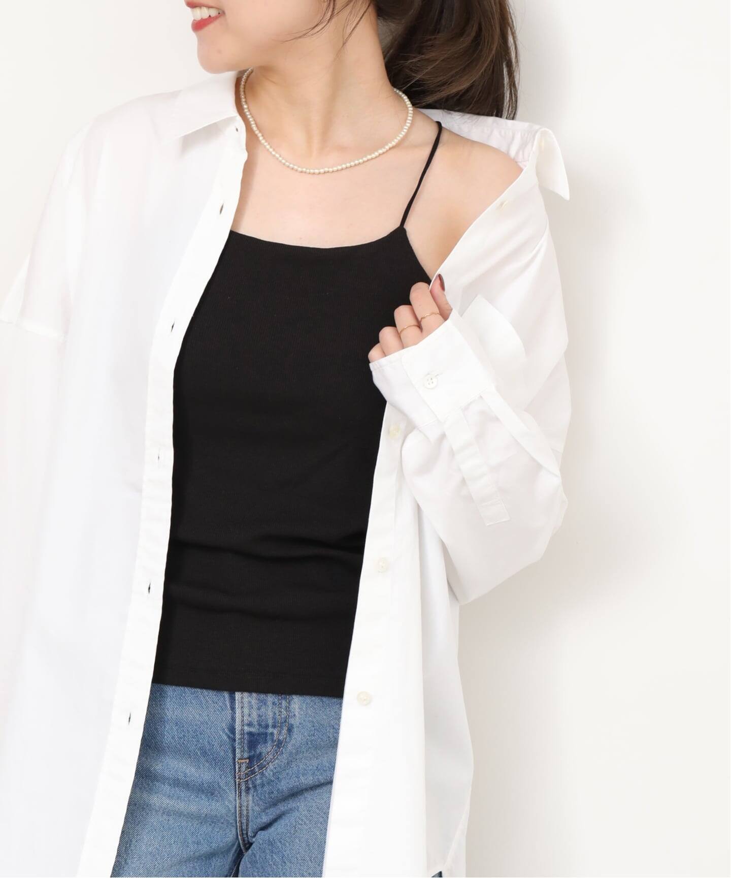 カップ付きスパゲッティクロスキャミ（カップ付きインナー）｜JOURNAL 