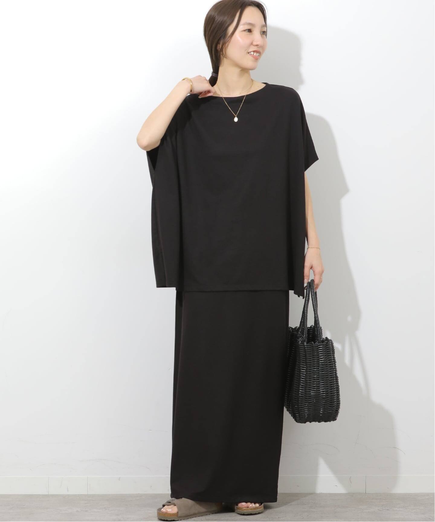 JOURNAL STANDARD relumeバイオウォッシュIラインスカート バイオウォッシュIラインスカート（ロング・マキシ丈スカート
