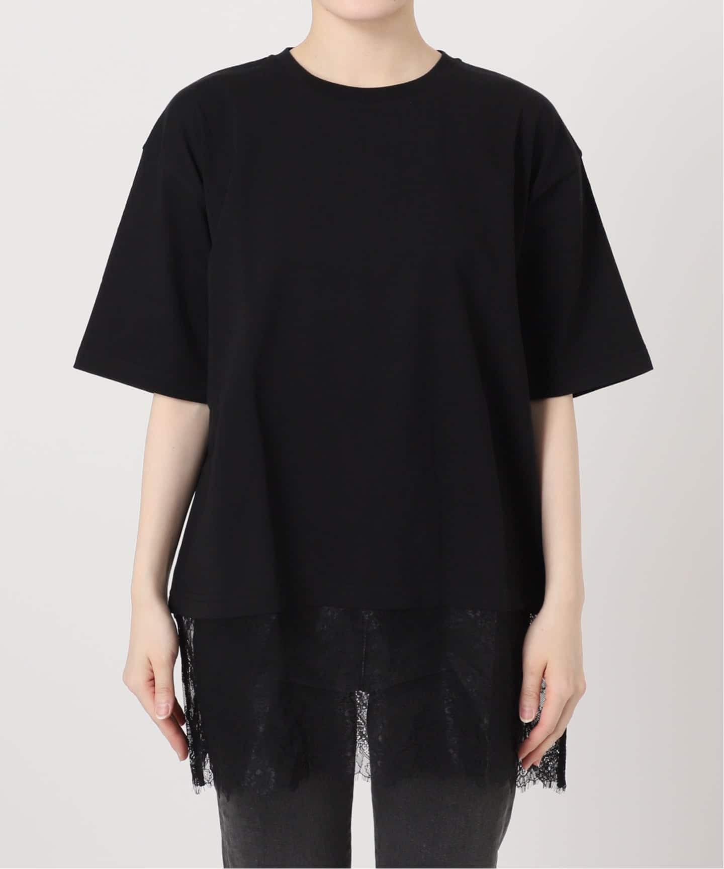 レースヘムTEE(Tシャツ/カットソー)|JOURNAL STANDARD relume レースヘムTEE(Tシャツ/カットソー)|JOURNAL STANDARD relume