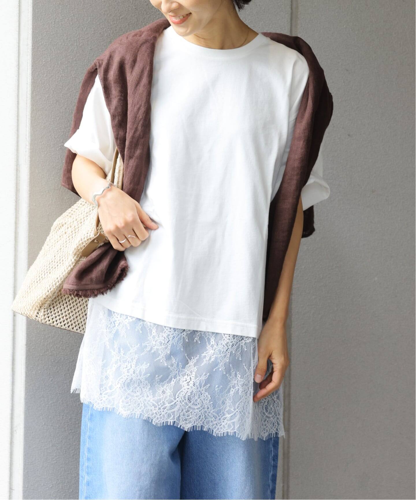追加》レースヘムTEE（Tシャツ／カットソー）｜JOURNAL STANDARD