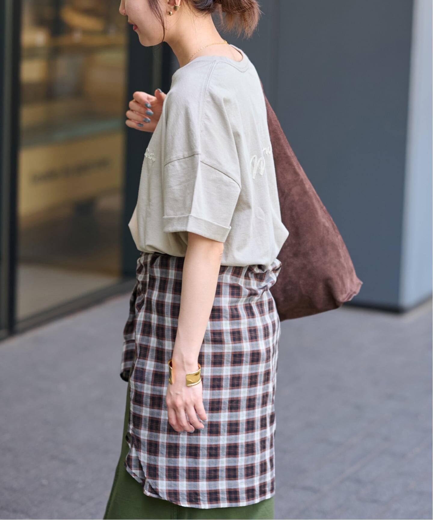 追加》刺繍ロゴハーフスリーブT（Tシャツ／カットソー）｜JOURNAL