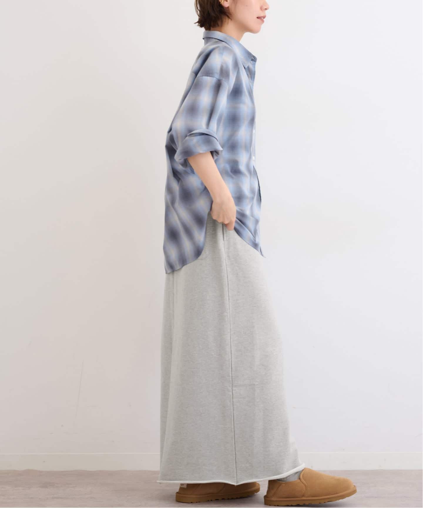 WEB限定追加予約》スウェットマキシスカート（ロング・マキシ丈