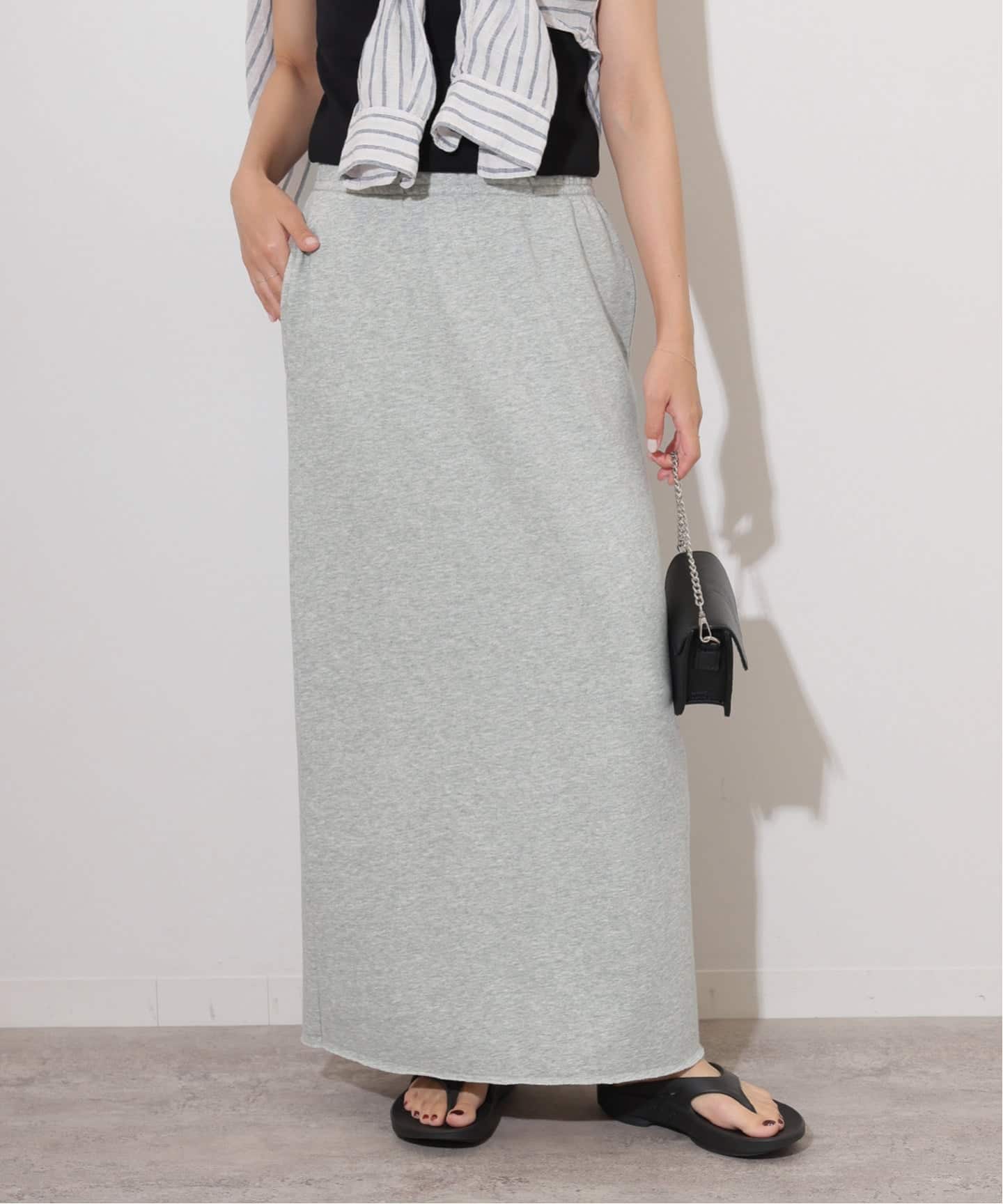 WEB限定追加予約》スウェットマキシスカート（ロング・マキシ丈