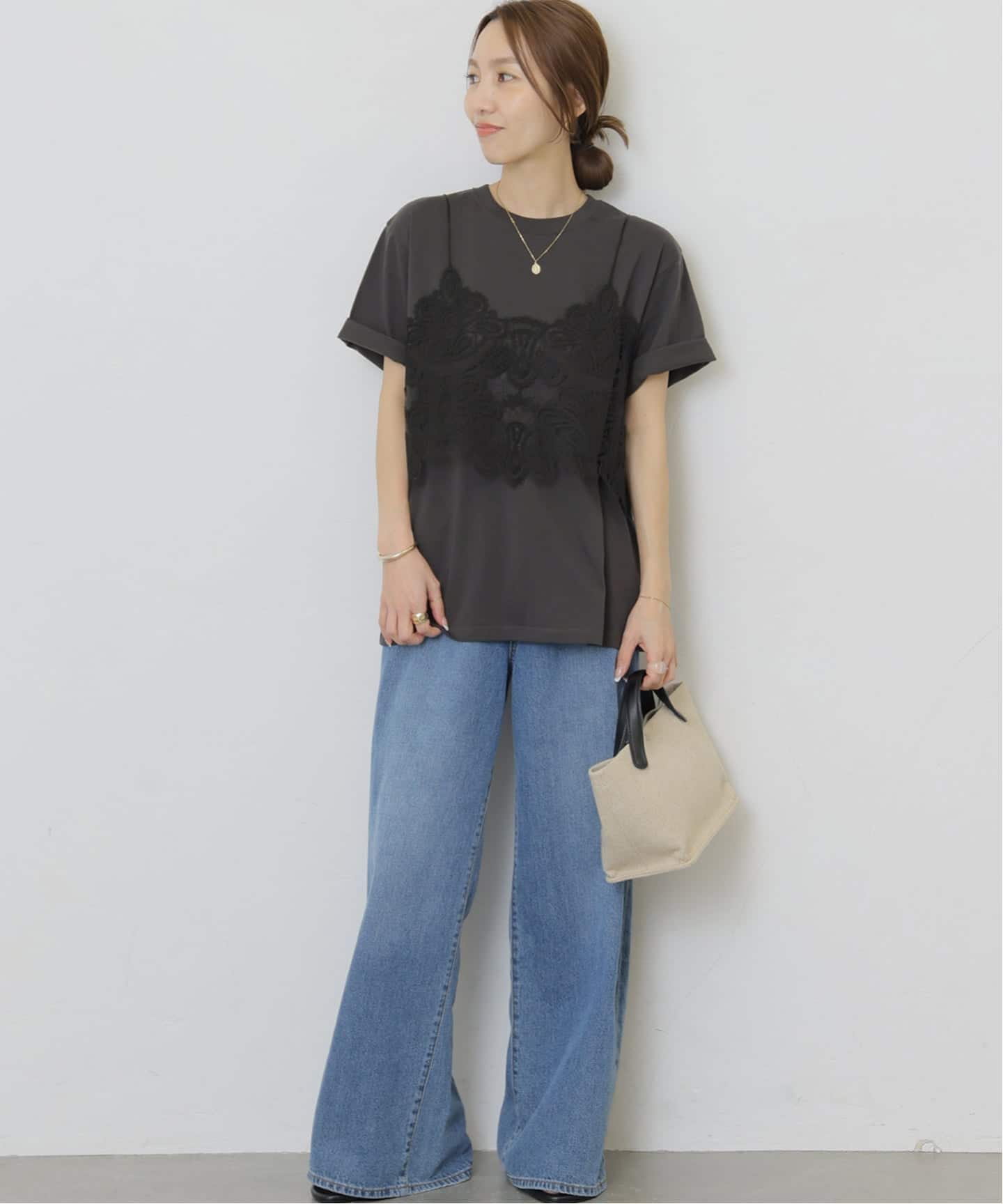 2枚セット》レーシービスチェセットTEE（Tシャツ／カットソー