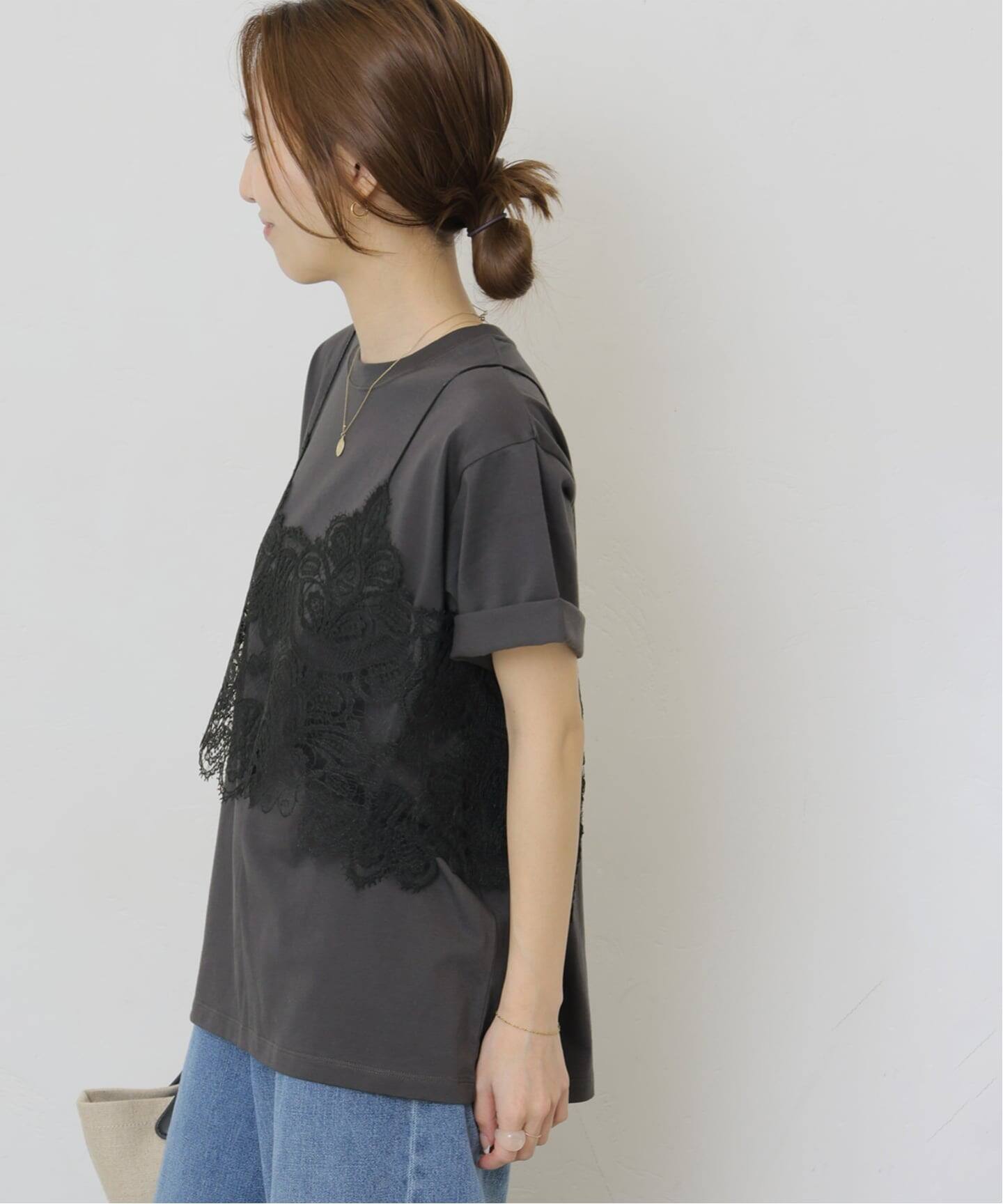 2枚セット》レーシービスチェセットTEE（Tシャツ／カットソー