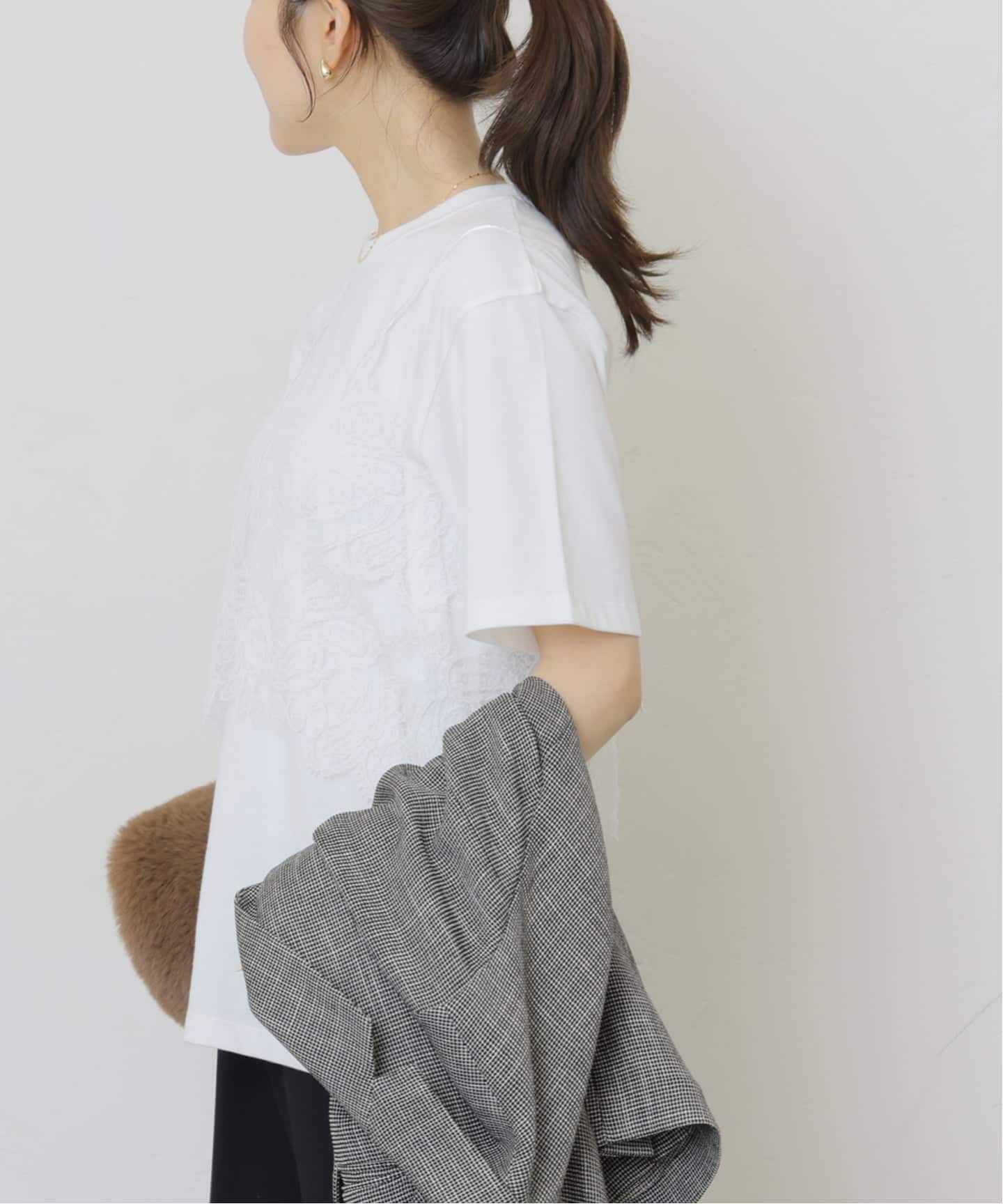 2枚セット》レーシービスチェセットTEE（Tシャツ／カットソー