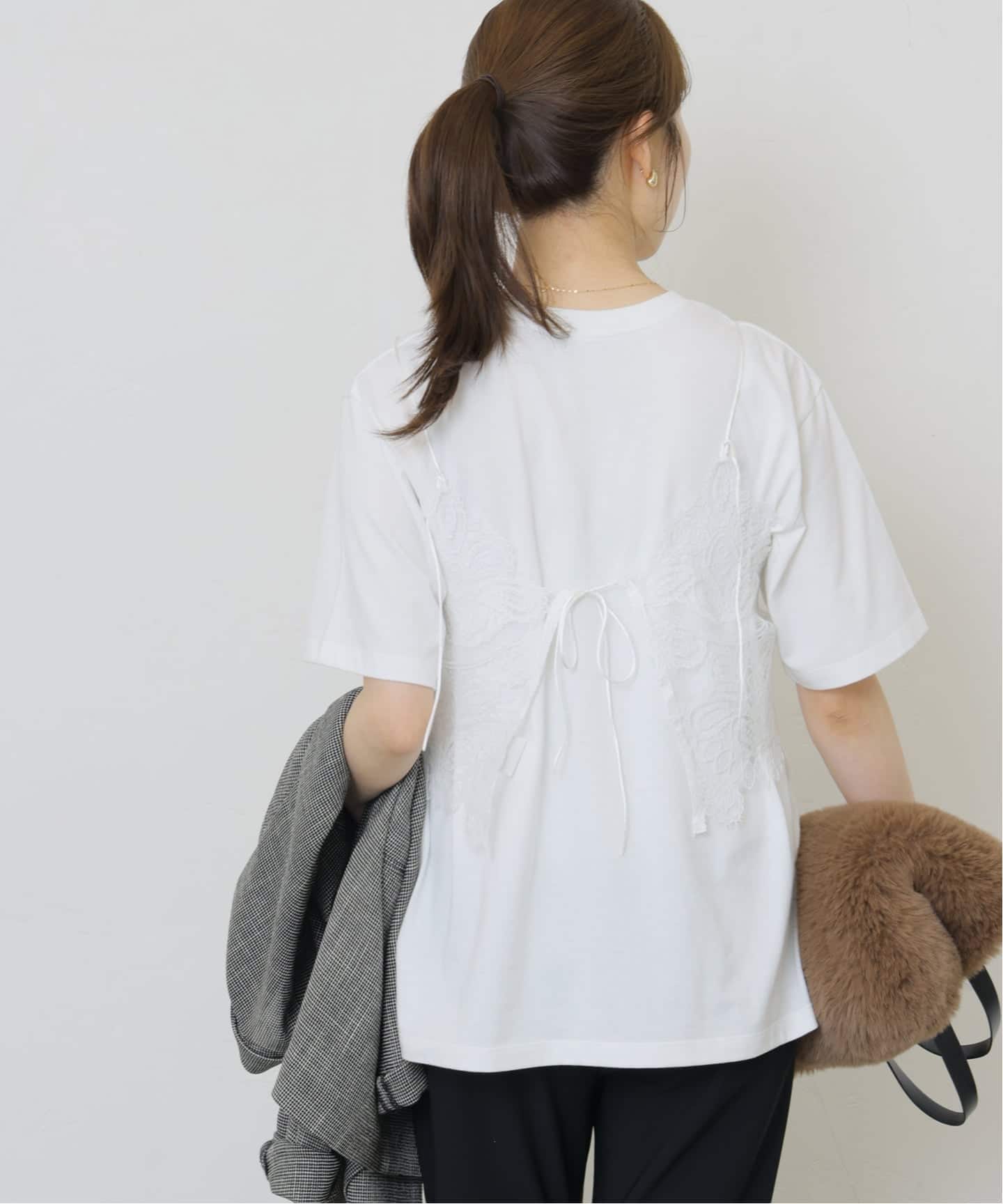 2枚セット》レーシービスチェセットTEE（Tシャツ／カットソー