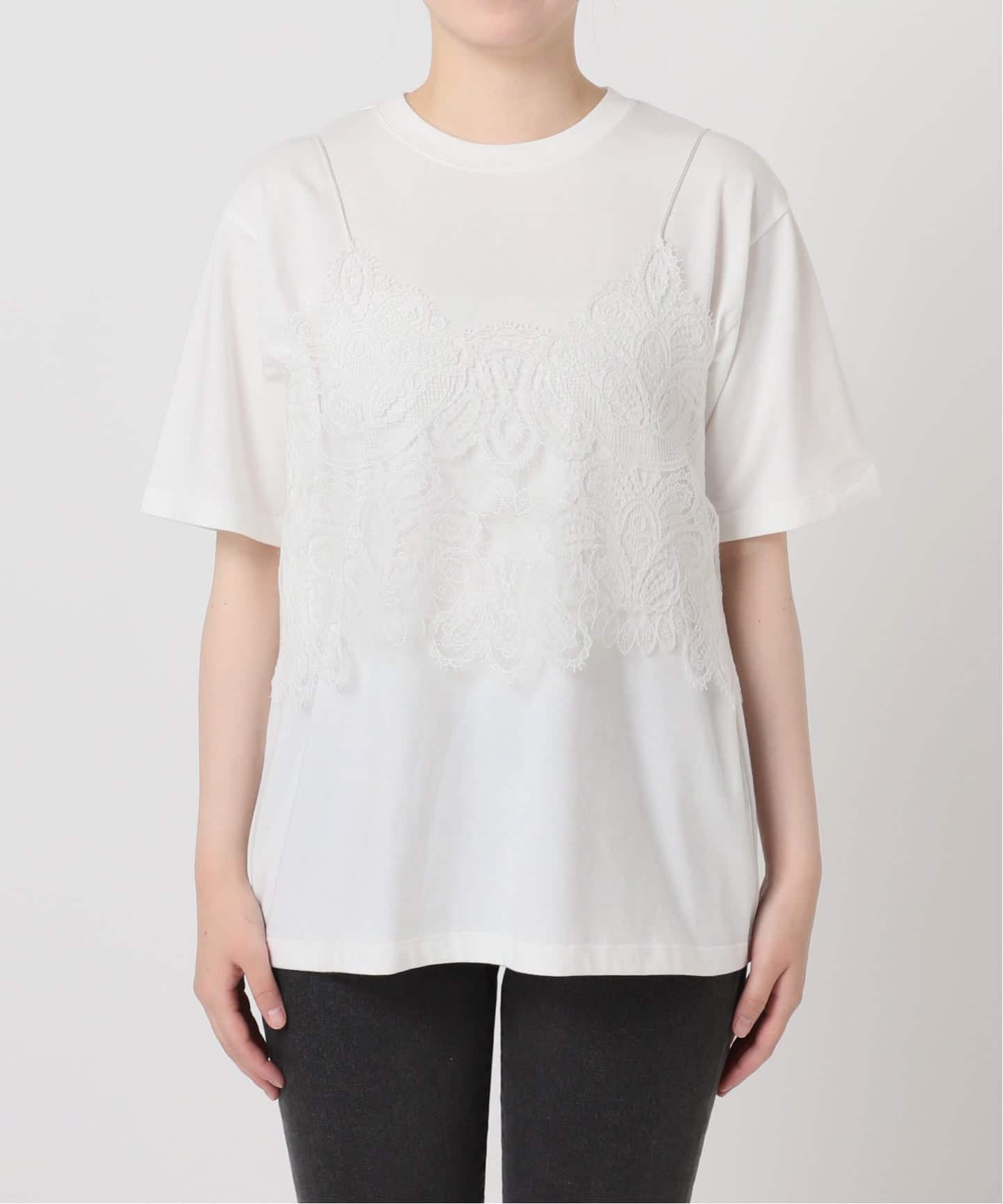2枚セット》レーシービスチェセットTEE（Tシャツ／カットソー