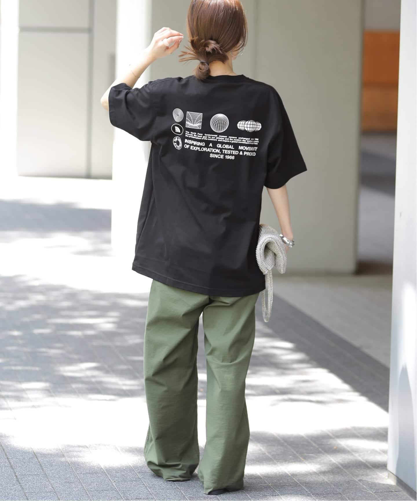 予約》【THE NORTH FACE/ ザノースフェイス】S/S FD Globe Grid Cotton