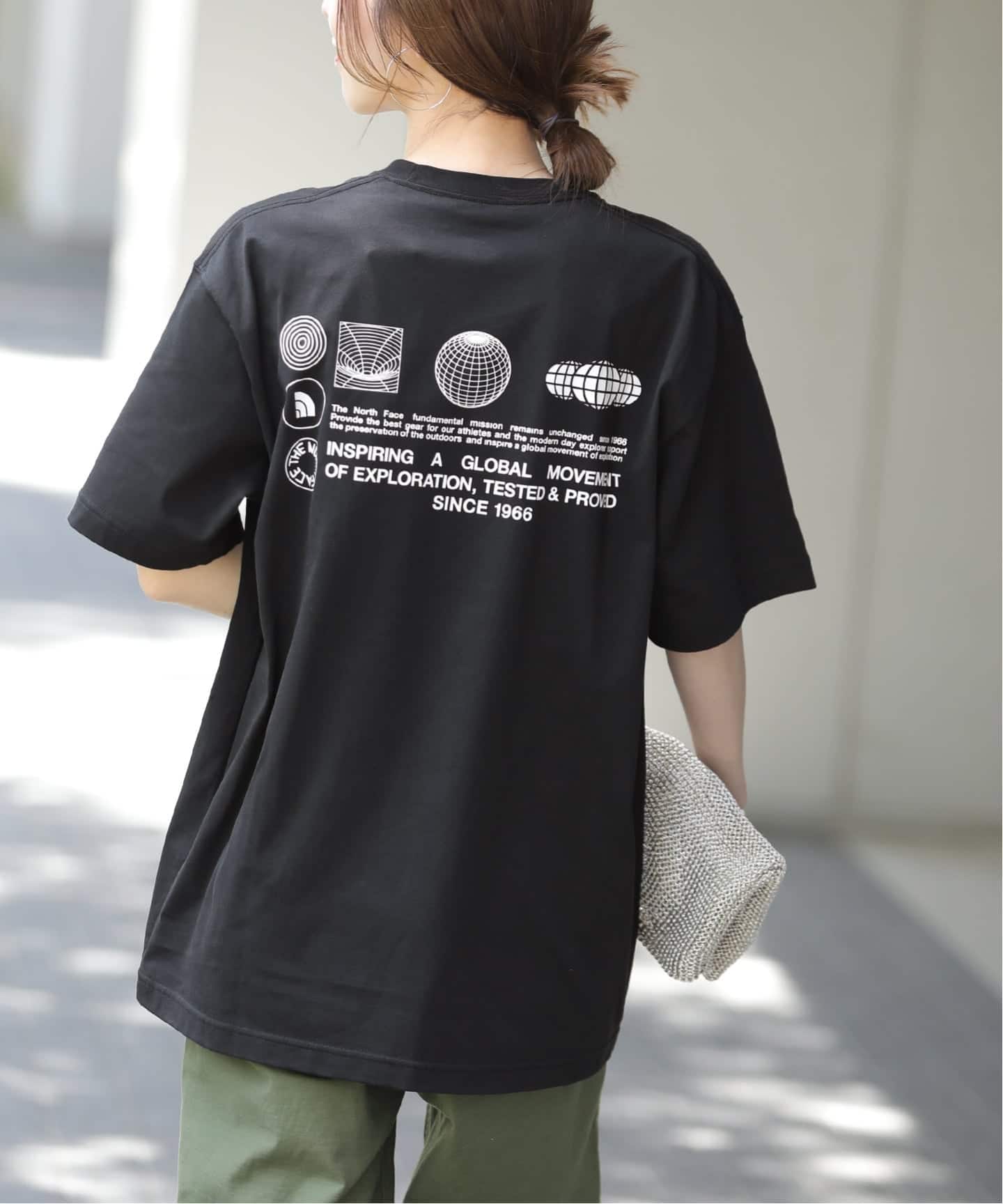 専用 NORTH FACE ×JOURNAL STANDARDTシャツメンズ 予約》【THE NORTH FACE/ ザノースフェイス】S/S FD Globe Grid Cotton
