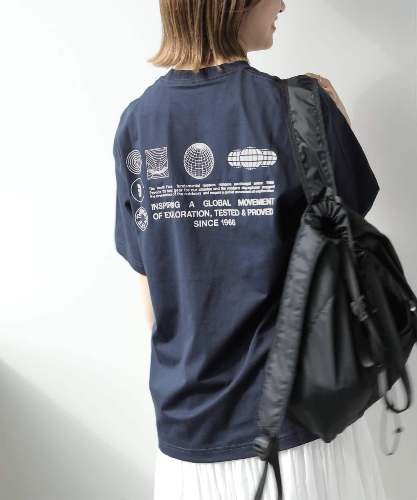 予約》【THE NORTH FACE/ ザノースフェイス】S/S FD Globe Grid Cotton
