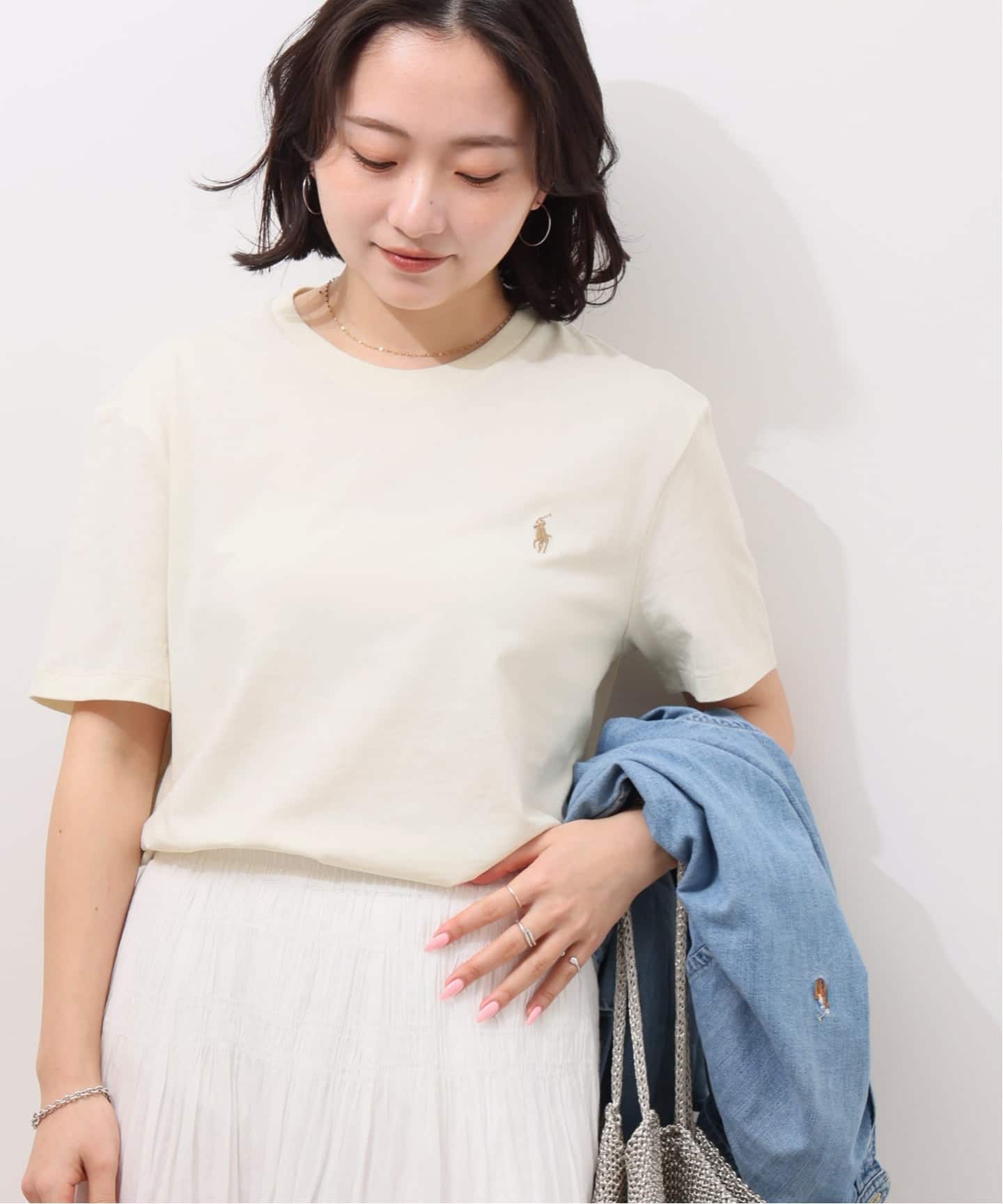Polo Ralph Lauren Tシャツ ホワイト XS スリムフィット 【公式通販】