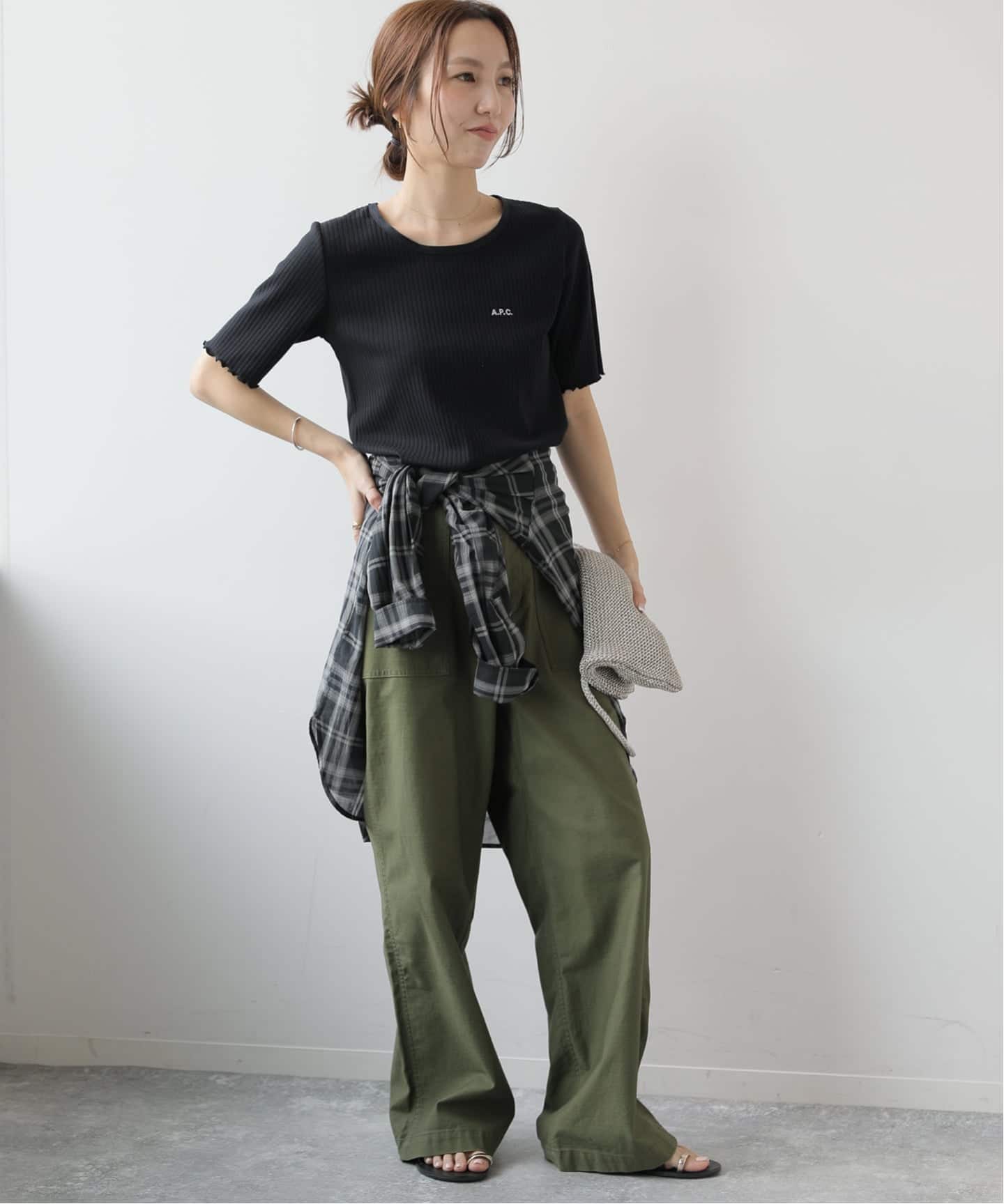 追加》【A.P.C./アー・ペー・セー】T-SHIRT TRACY-JERSEY：Tシャツ（T