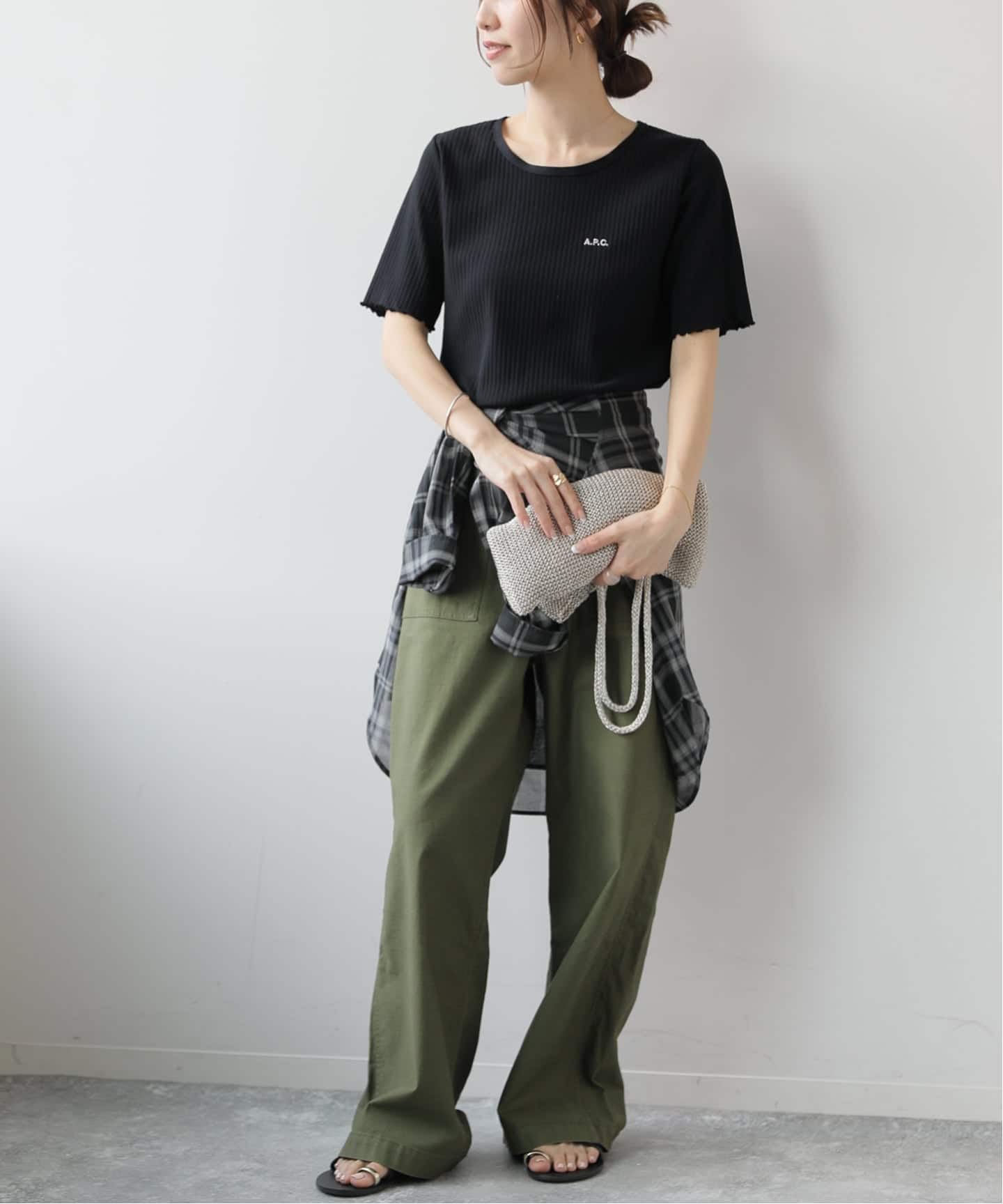 追加》【A.P.C./アー・ペー・セー】T-SHIRT TRACY-JERSEY：Tシャツ（T