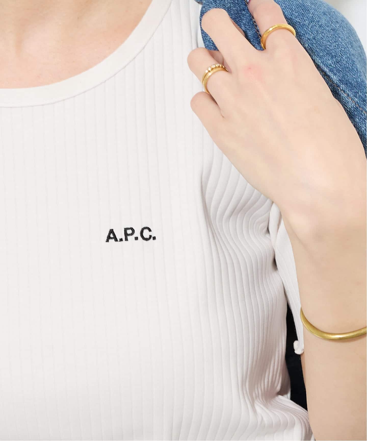 追加予約》【A.P.C./アー・ペー・セー】T-SHIRT TRACY-JERSEY：Tシャツ