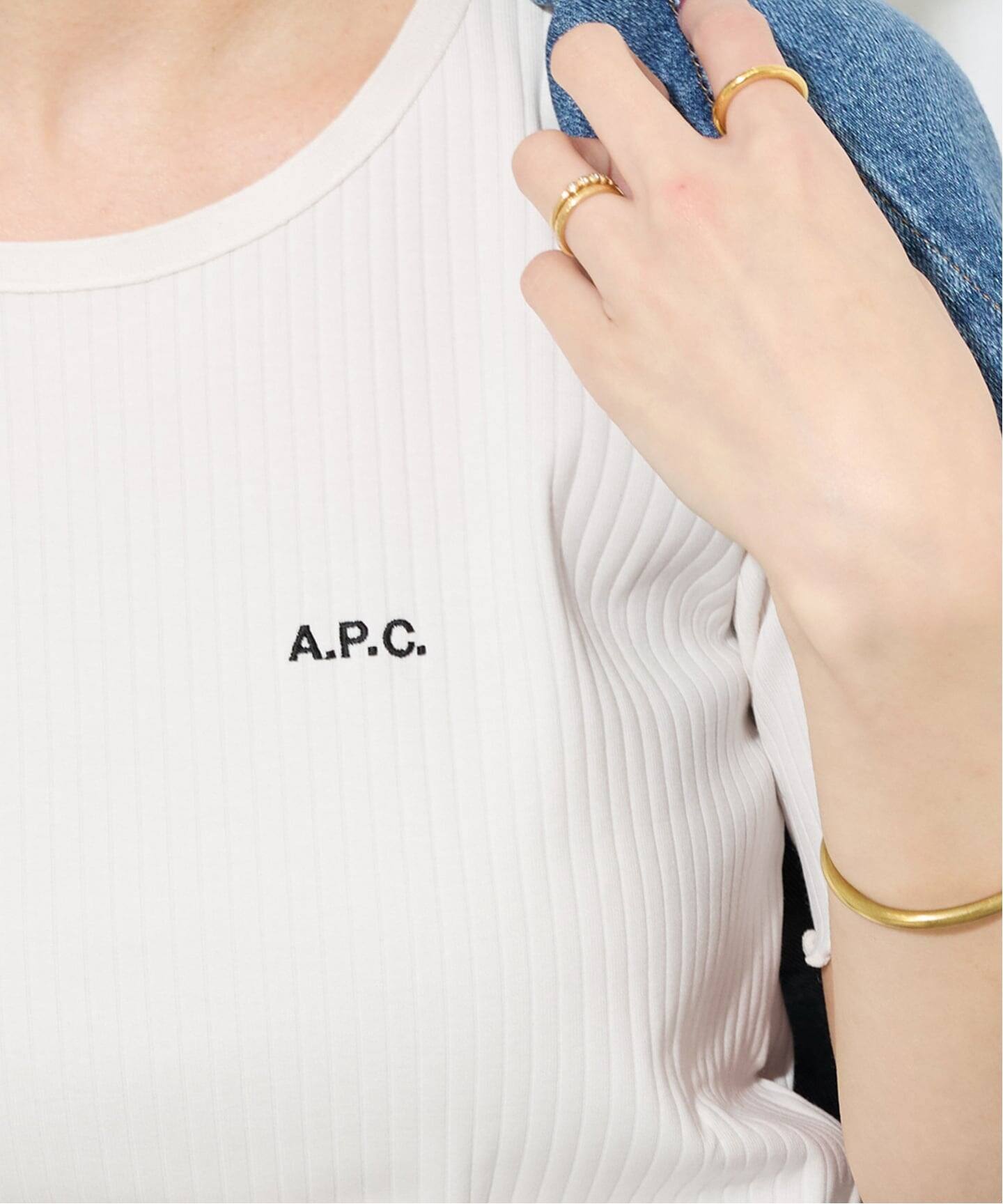 追加》【A.P.C./アー・ペー・セー】T-SHIRT TRACY-JERSEY：Tシャツ（T