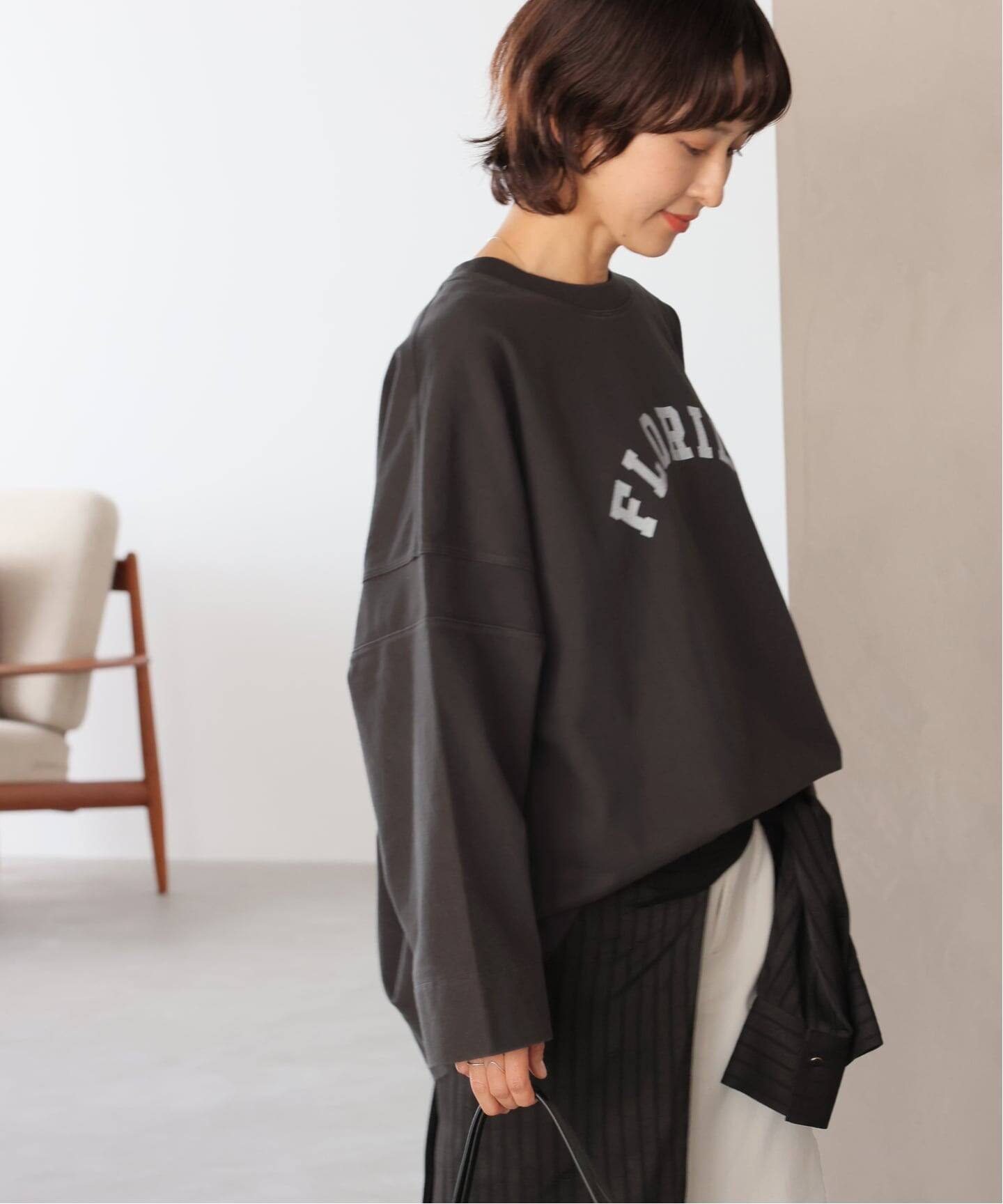 別注【Champion/チャンピオン】16s/1 Jersey L/S Bleach Wash