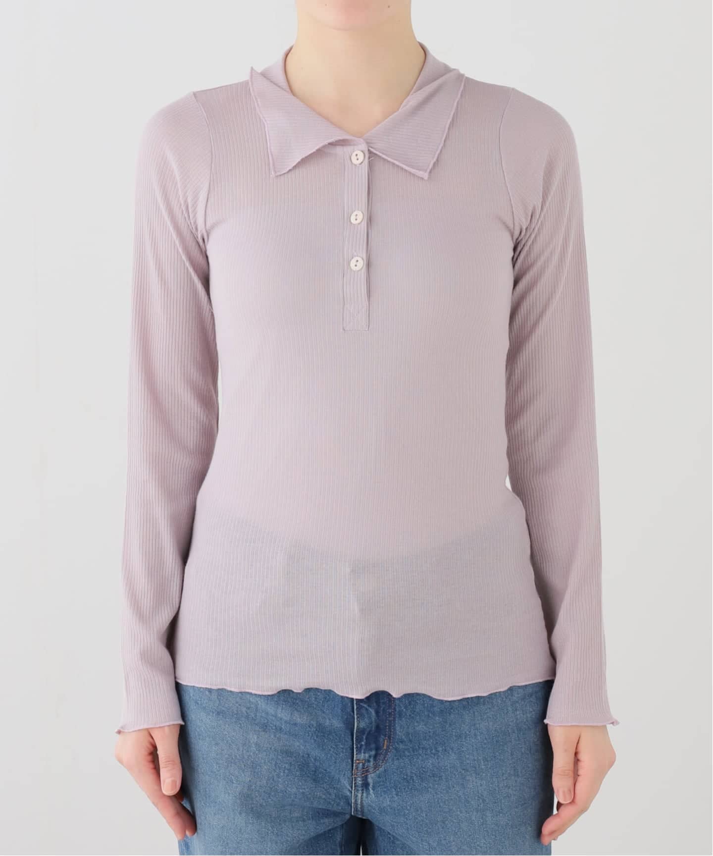 BASERANGE/ベースレンジ】 DUAL LONG SLEEVE TEE(Tシャツ/カットソー BASERANGE/ベースレンジ】 DUAL LONG SLEEVE TEE(Tシャツ/カットソー