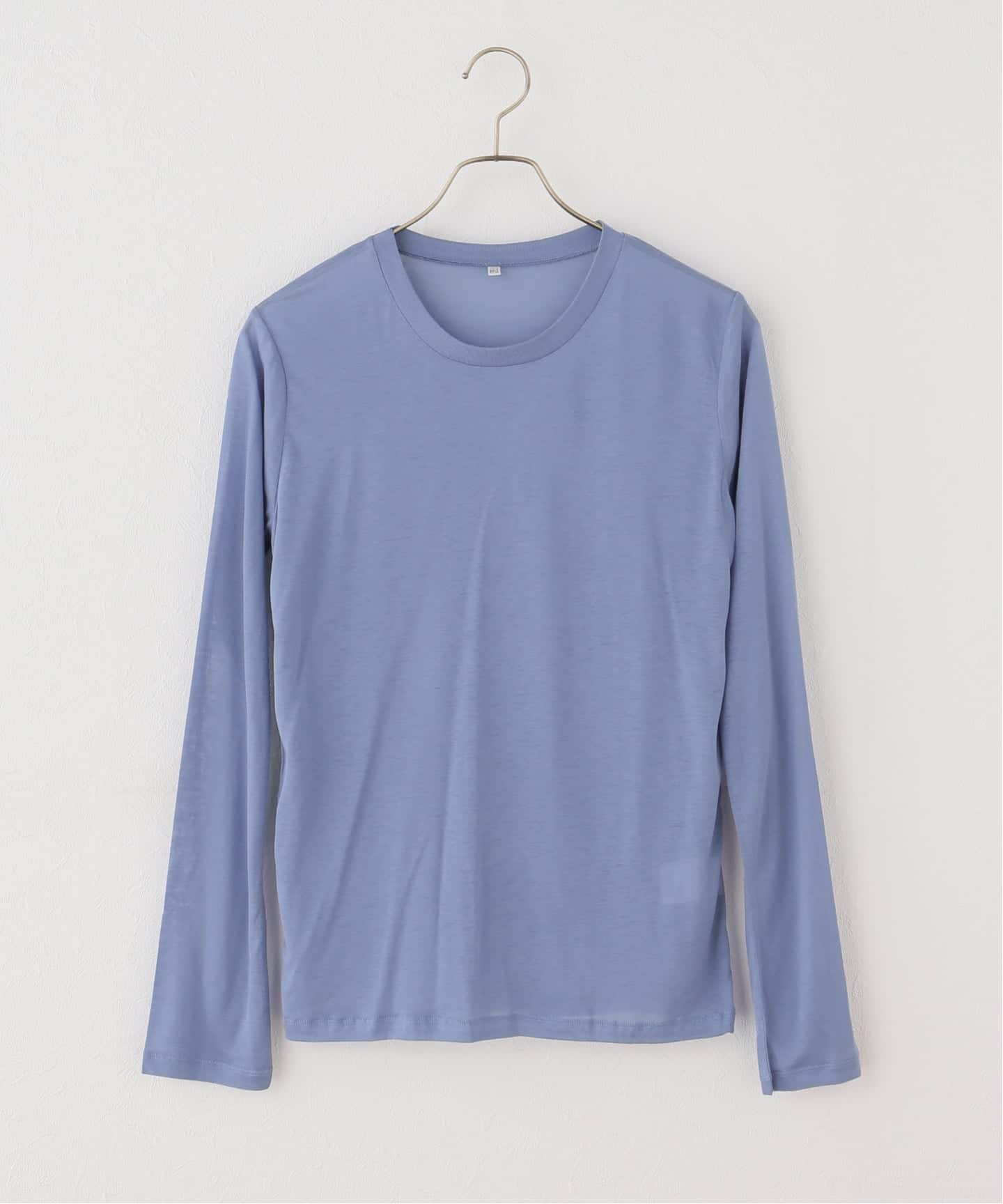 Baserange BAMBOOJERSEY Ice BlueベースレンジロンT BASERANGE/ベースレンジ】LONG SLEEVE TEE（Tシャツ／カットソー