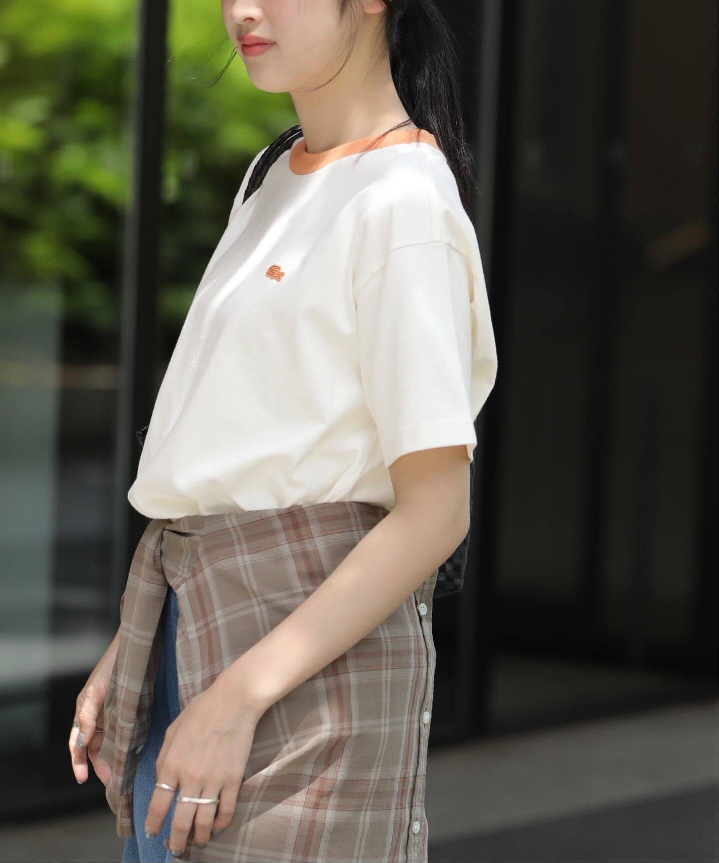 追加》別注【LACOSTE/ラコステ】リンガーTシャツ（Tシャツ／カットソー