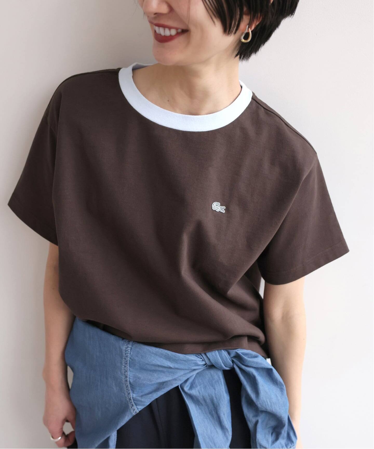 追加》別注【LACOSTE/ラコステ】リンガーTシャツ（Tシャツ／カットソー