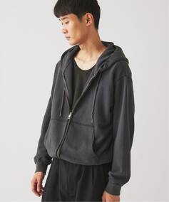 ピグメント ラフカット スウェット ジップパーカー（パーカー 