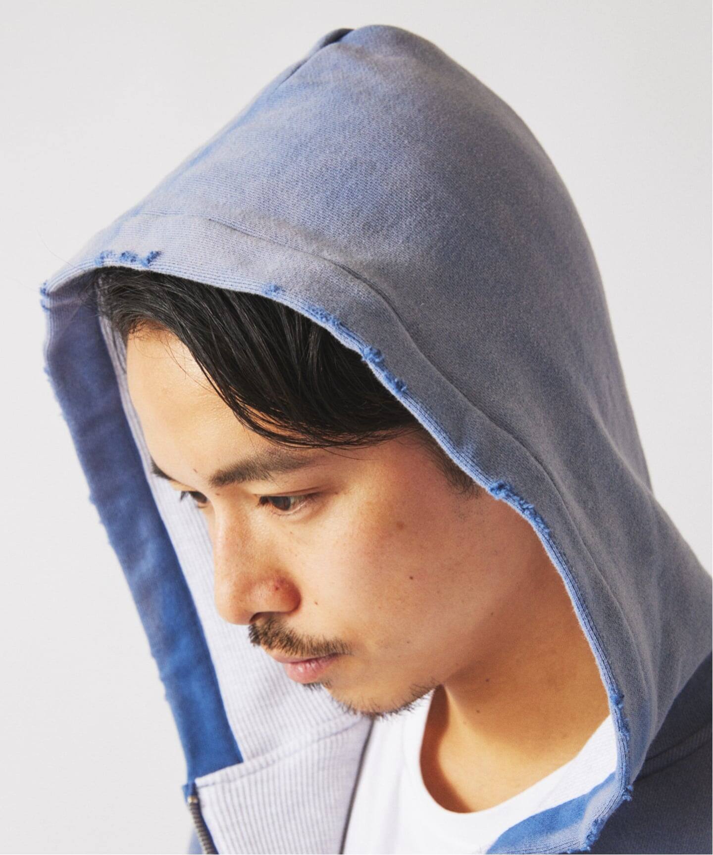 ダブルフェイス ワッフル ジップパーカー（パーカー）｜JOURNAL