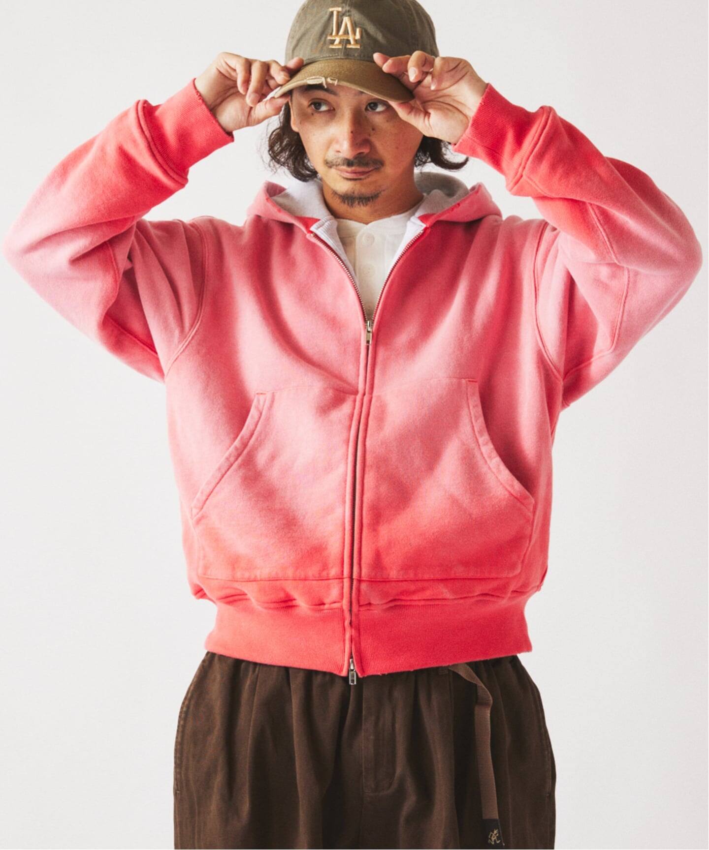 ダブルフェイス ワッフル ジップパーカー（パーカー）｜JOURNAL