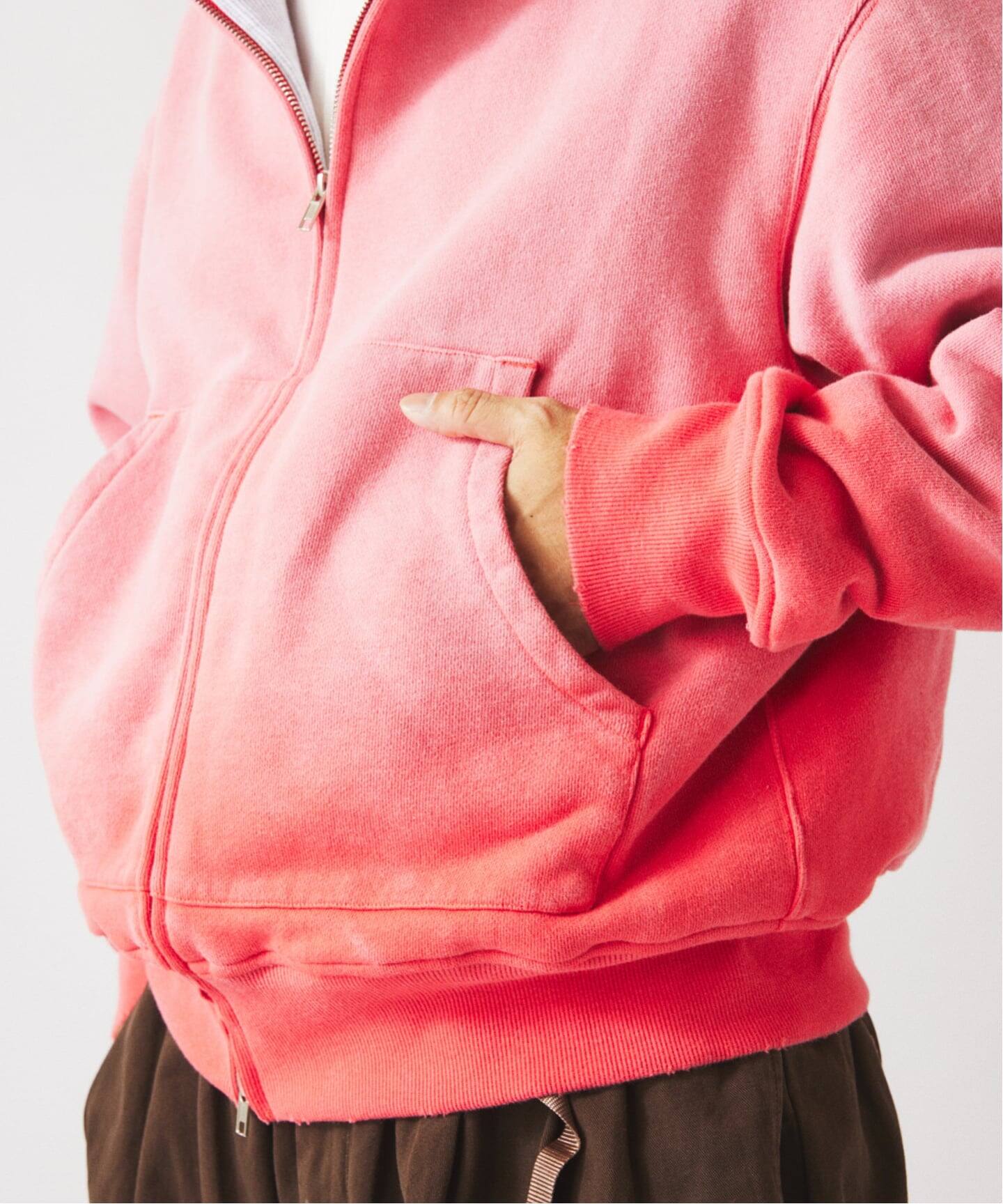 ダブルフェイス ワッフル ジップパーカー（パーカー）｜JOURNAL