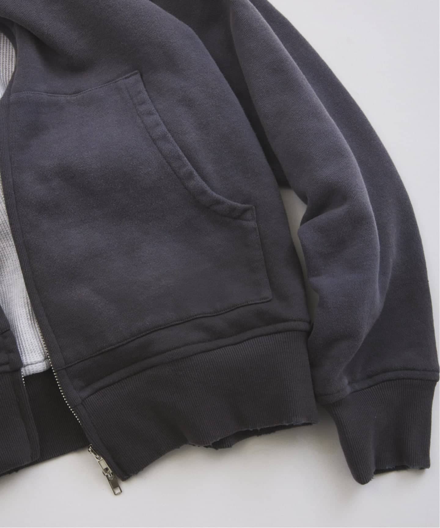 ダブルフェイス ワッフル ジップパーカー（パーカー）｜JOURNAL