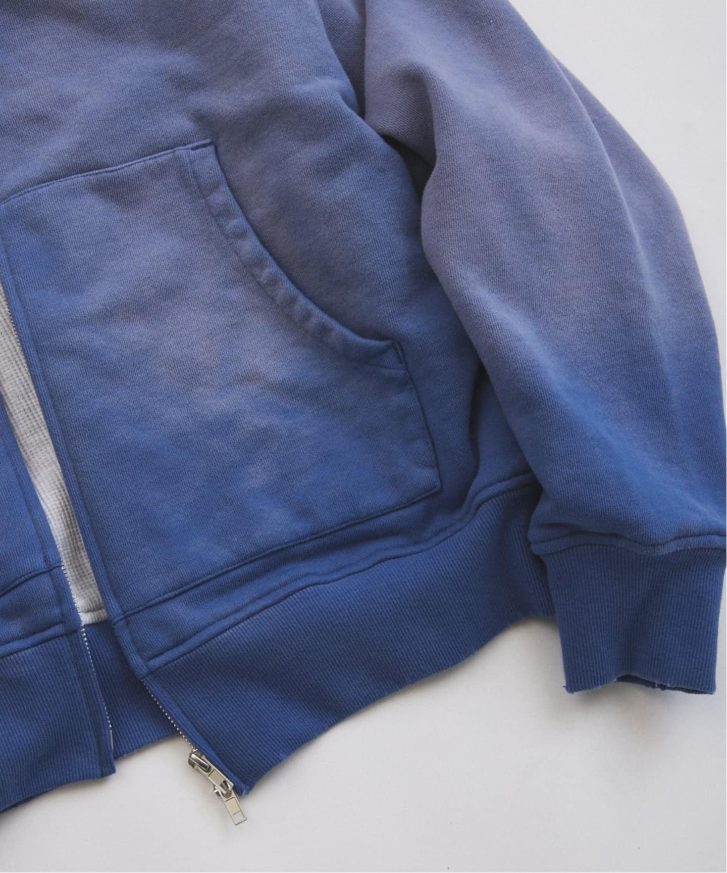 ダブルフェイス ワッフル ジップパーカー（パーカー）｜JOURNAL