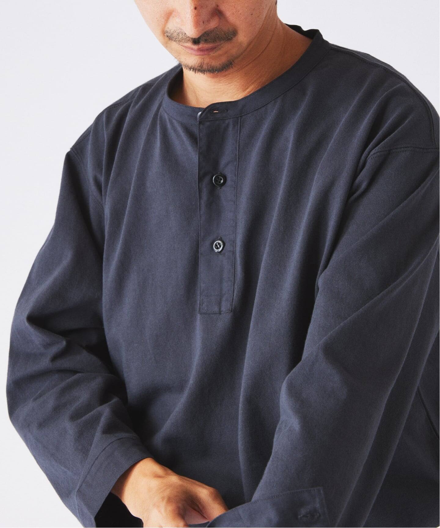 スリーピング ヘンリーネック ロングスリーブ（Tシャツ／カットソー