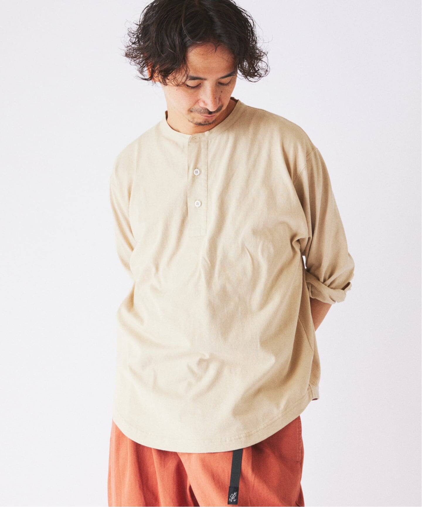 スリーピング ヘンリーネック ロングスリーブ（Tシャツ／カットソー